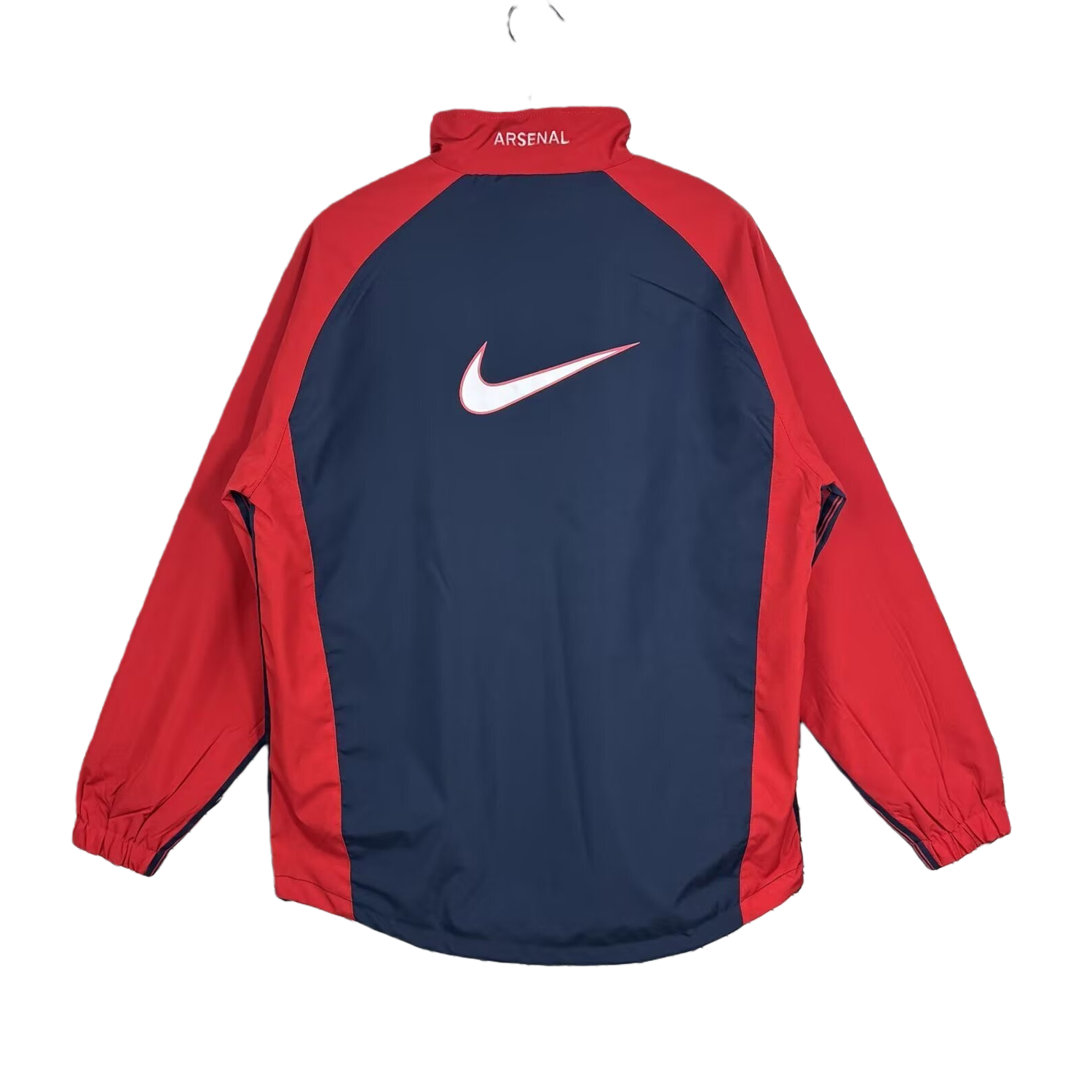 TKH-turbokithub-Retro Arsenal 1998-99 Home Windbreaker Jacket - Red And Dark Grey