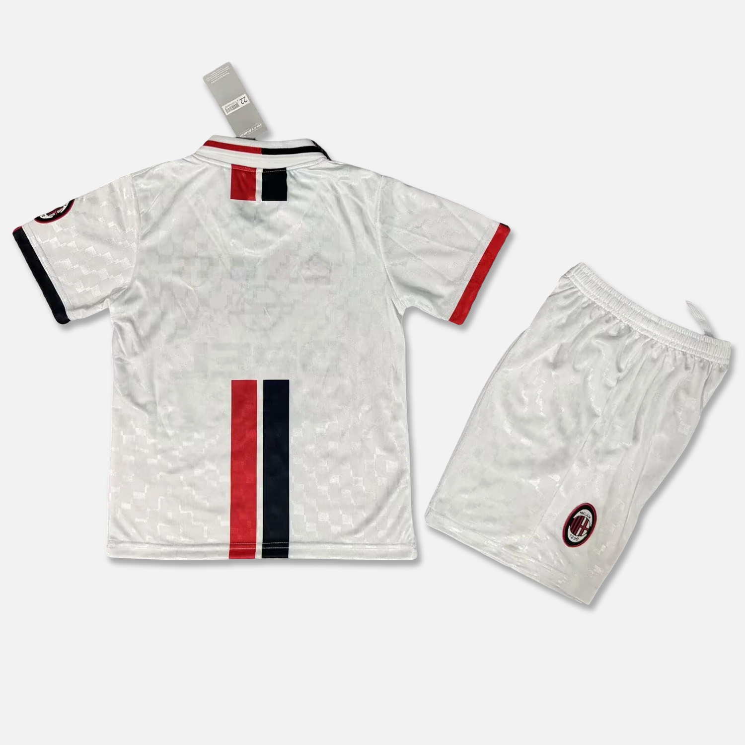 TKH-turbokithub-Retro AC Milan 1996-97 Away Kids Kit