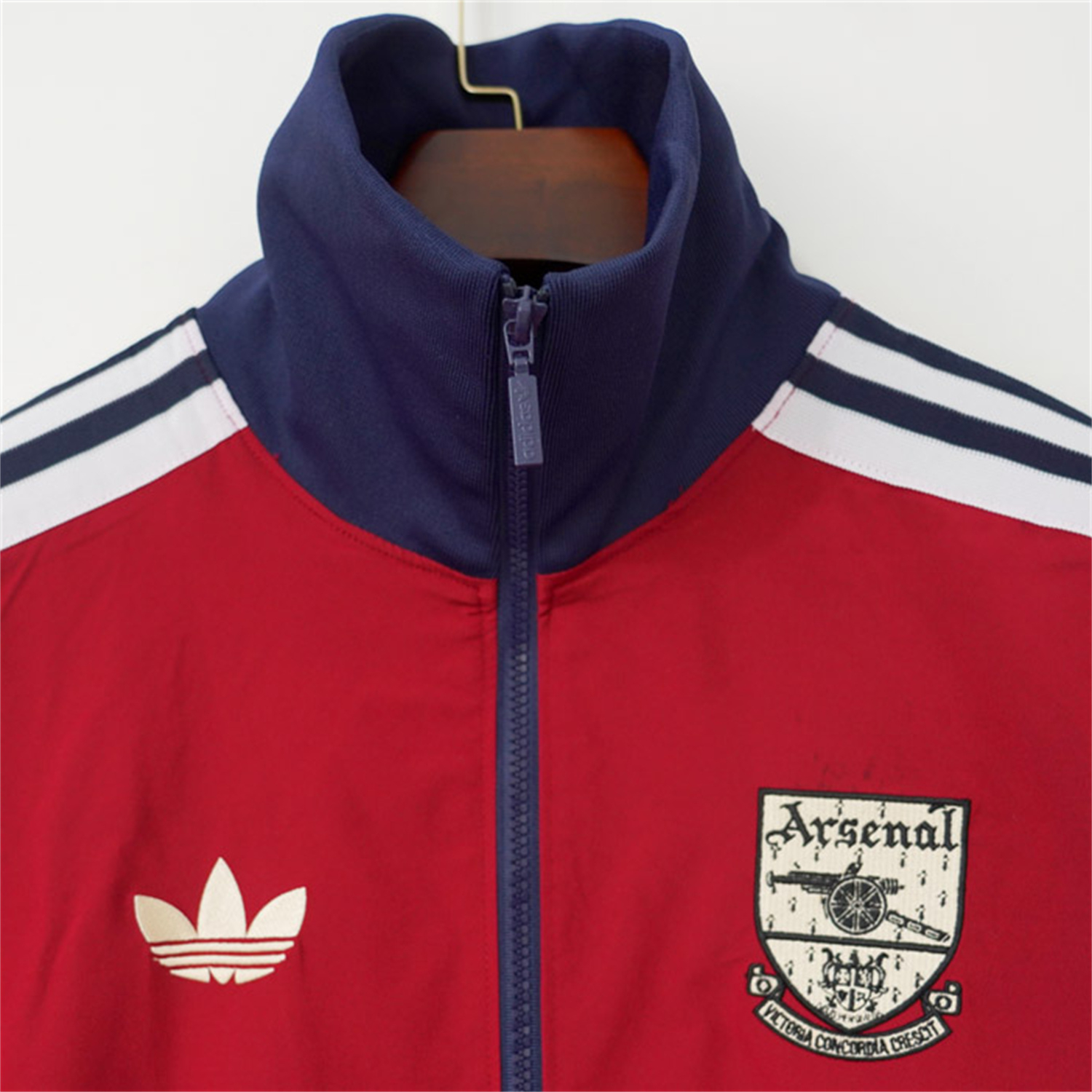TKH-turbokithub-Retro Arsenal 24-25 Windbreaker Jacket - Red
