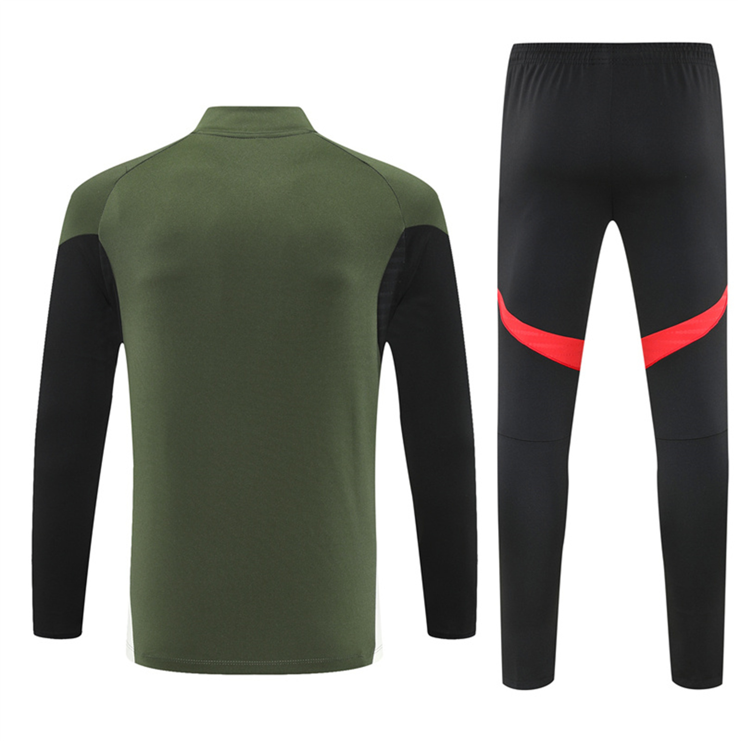 TKH-turbokithub-Bayern Munich 25-26 Long Sleeves Training Set - Green Top & Black Pants