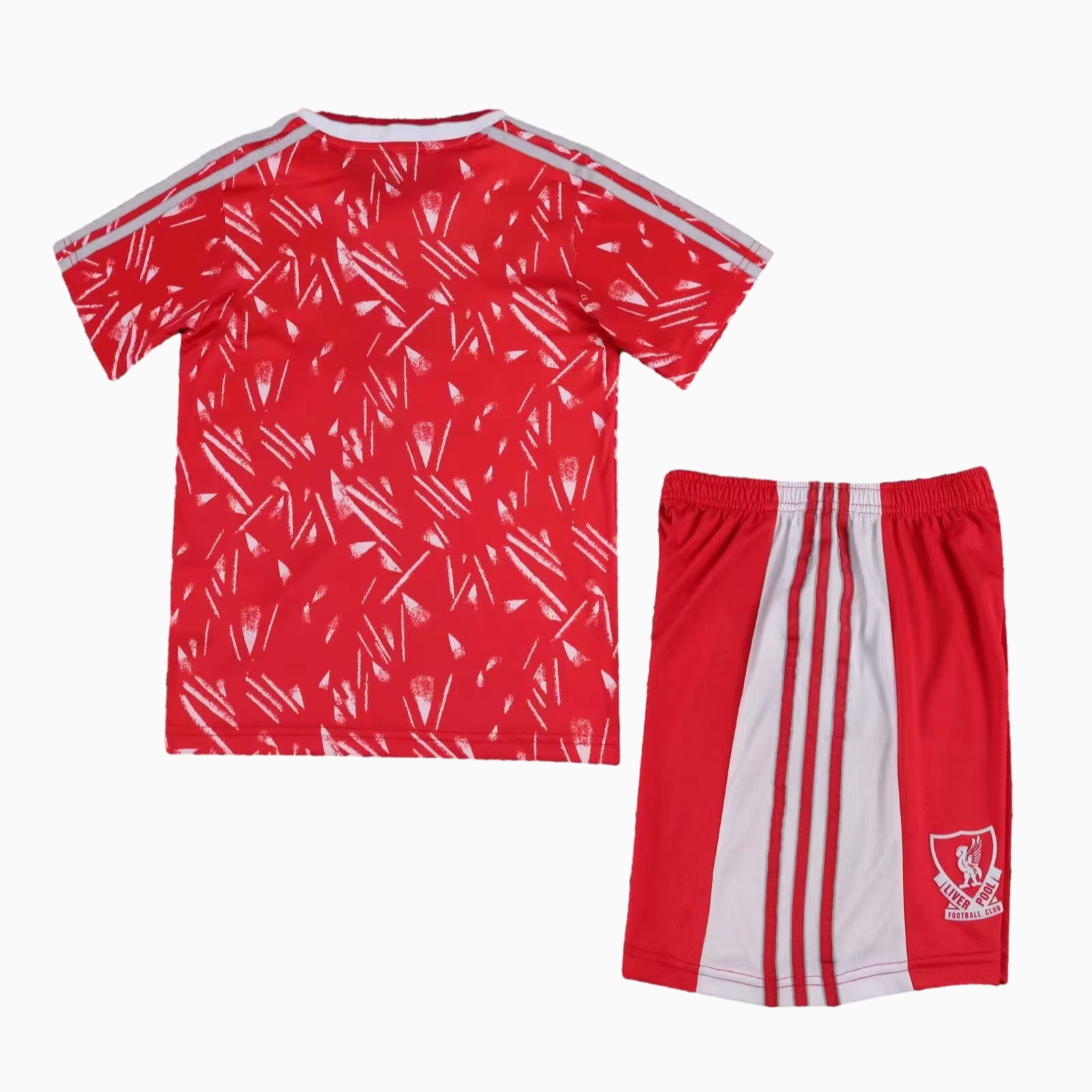 TKH-turbokithub-Retro Liver.pool 1989-91 Home Kids Kit