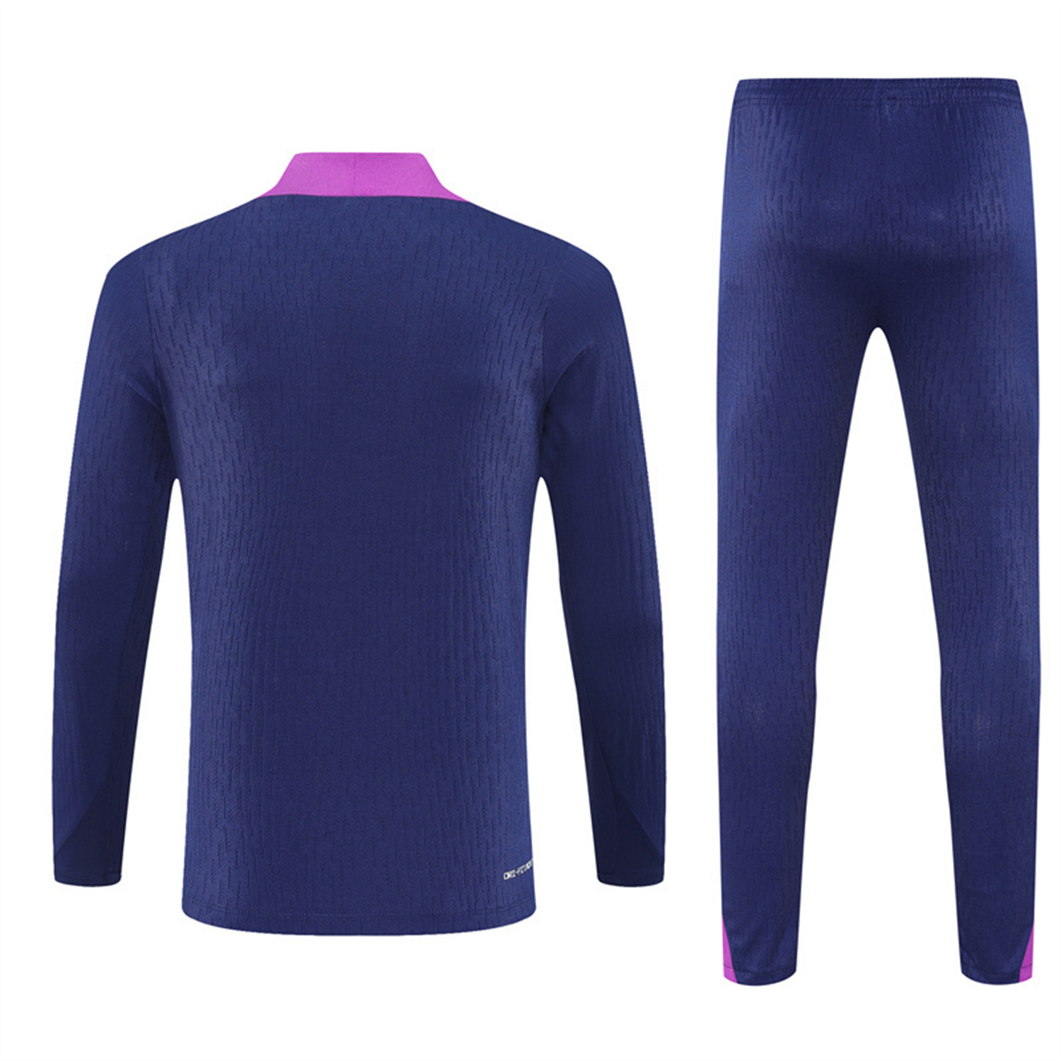 TKH-turbokithub-Barcelona 25-26 Long Sleeve Training Set - Royal Blue Top Yellow Sponsor & Royal Blue Pants