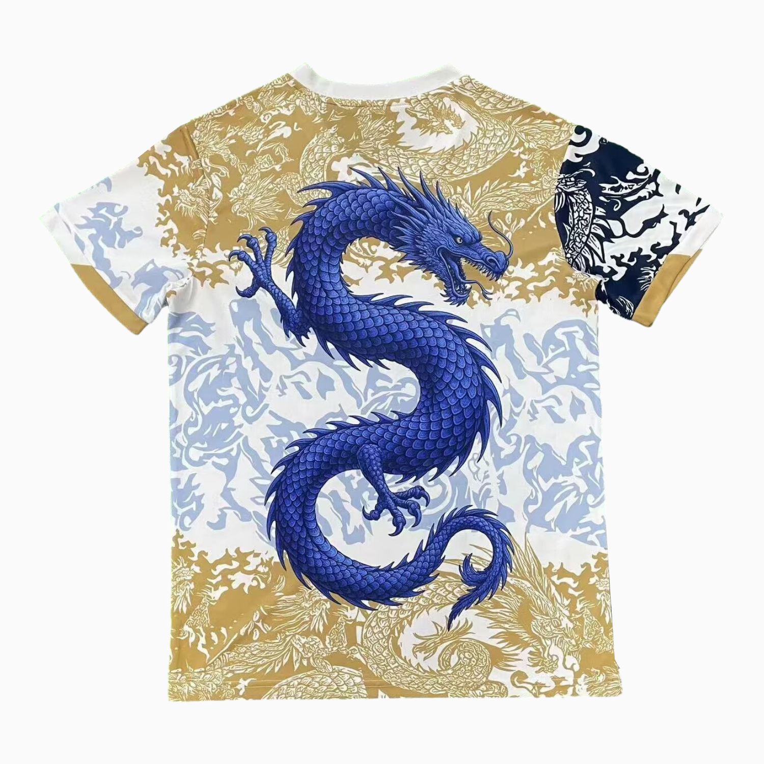 TKH-turbokithub-Porto 25-26 Blue Dragon Yellow And White Jersey - Fans Version