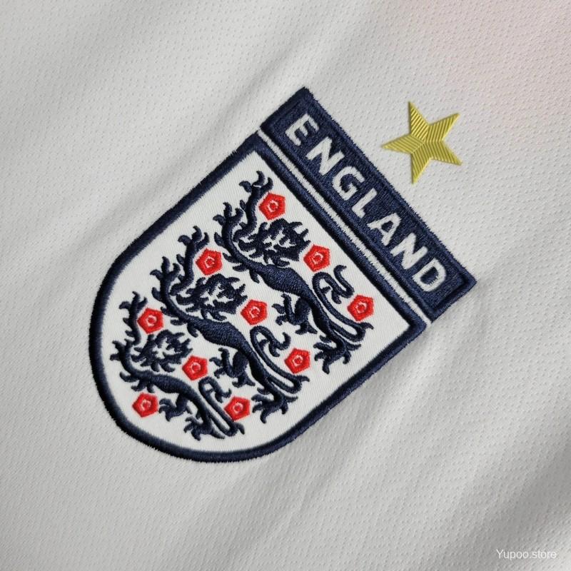 TKH-turbokithub-Retro England 2006 Home Long Sleeve Jersey
