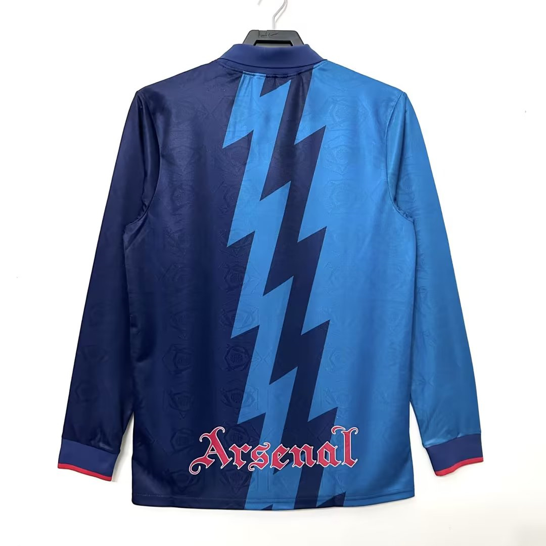 TKH-turbokithub-Retro Arsenal 95-96 Away Long Sleeve Jersey