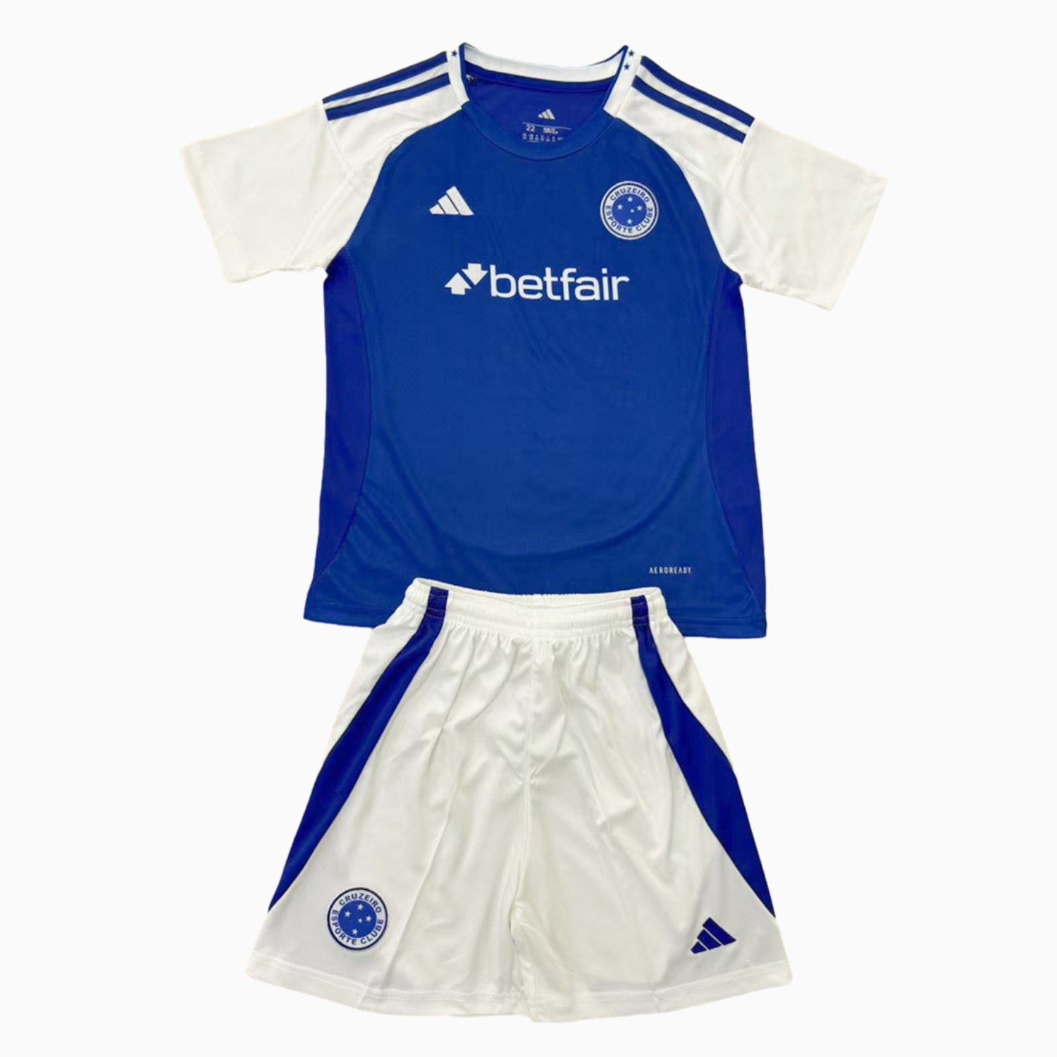 TKH-turbokithub-Cruzeiro 25-26 Home Men's Adult Jersey Set - Fans Version