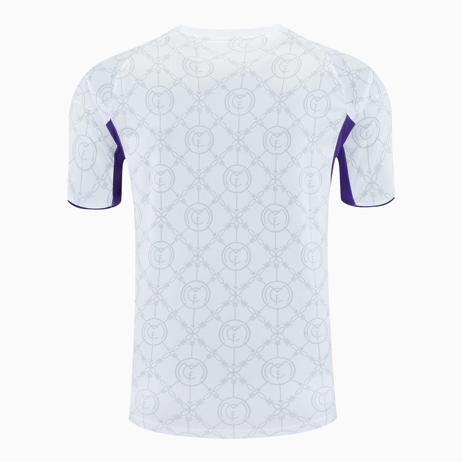 TKH-turbokithub-Real Madrid 25-26 Short-Sleeve Training Set - Blue Edge White Top & Black Shorts