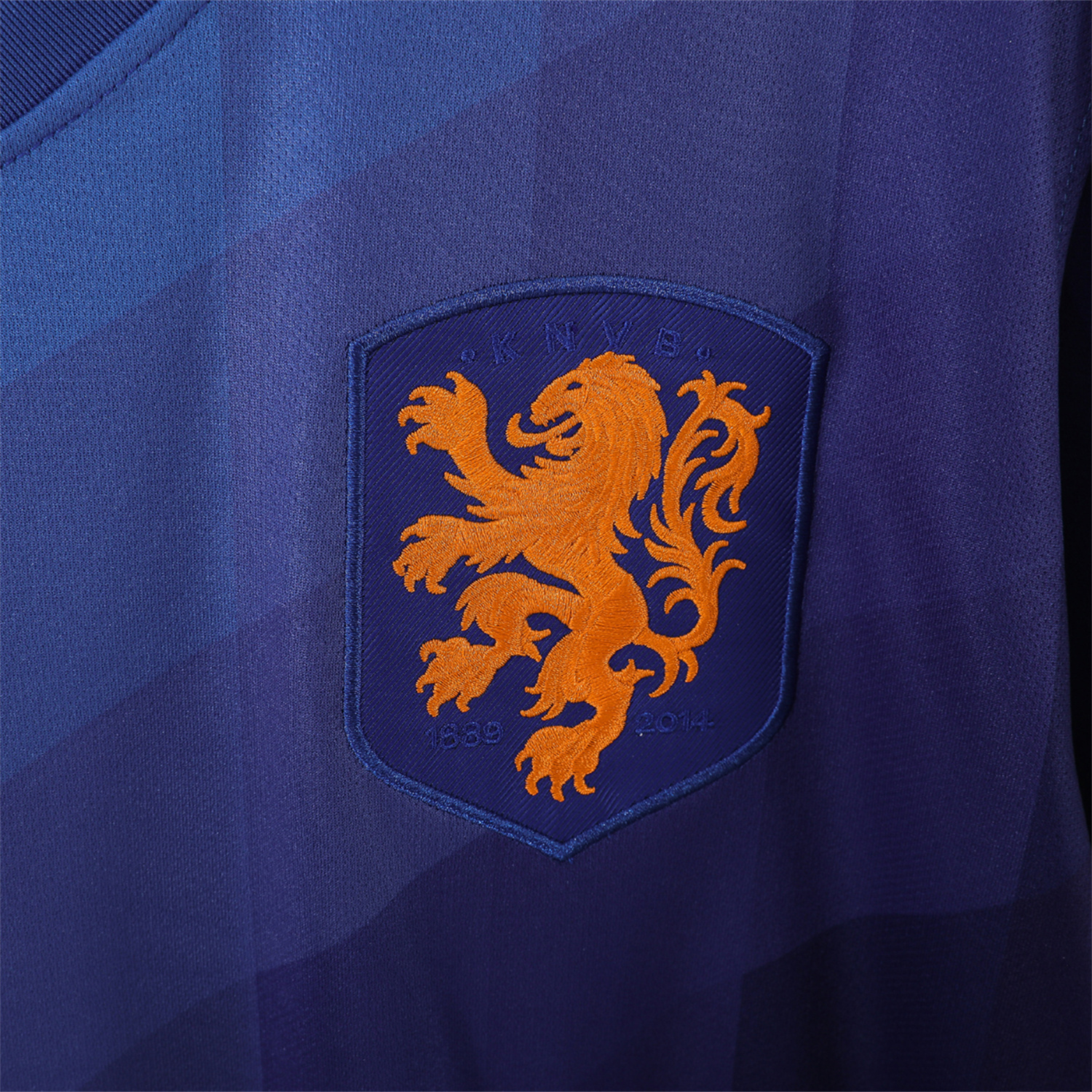 TKH-turbokithub-Retro Netherlands 2014 Away Blue Jersey