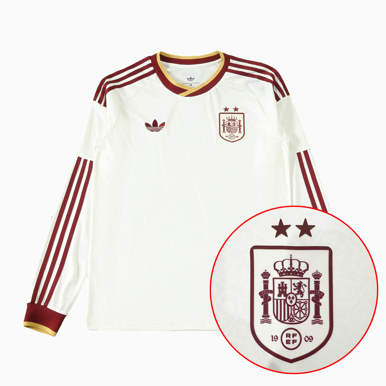 TKH-turbokithub-【Two-Crown Star】Spain 2026 Away Long Sleeves Jersey - Fans Version