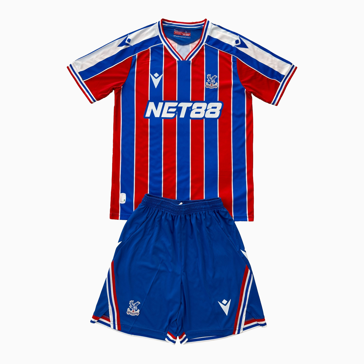 TKH-turbokithub-Crystal Palace 25-26 Home Men's Adult Jersey Set - Fans Version