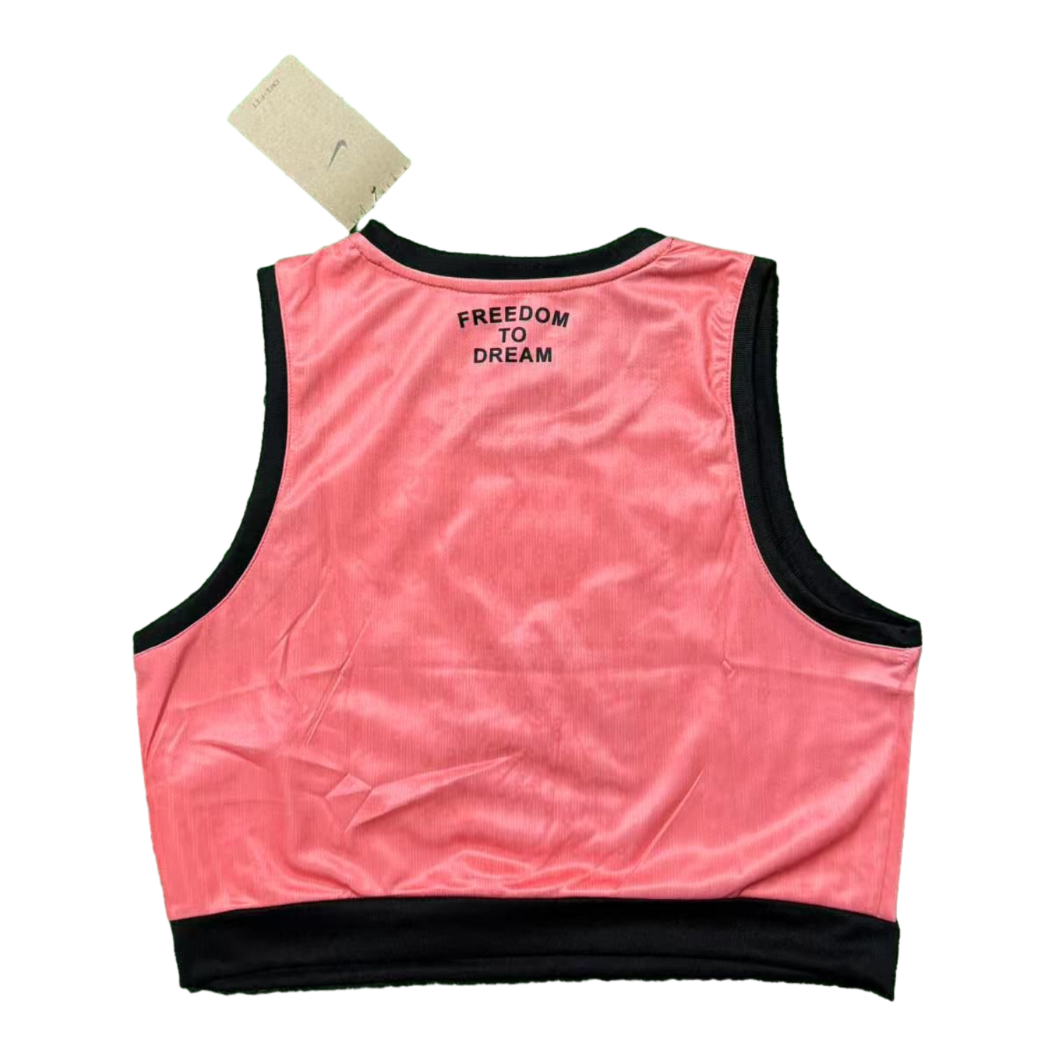TKH-turbokithub-Women's Barcelona 25-26 Black Logo Pink Yoga Vest