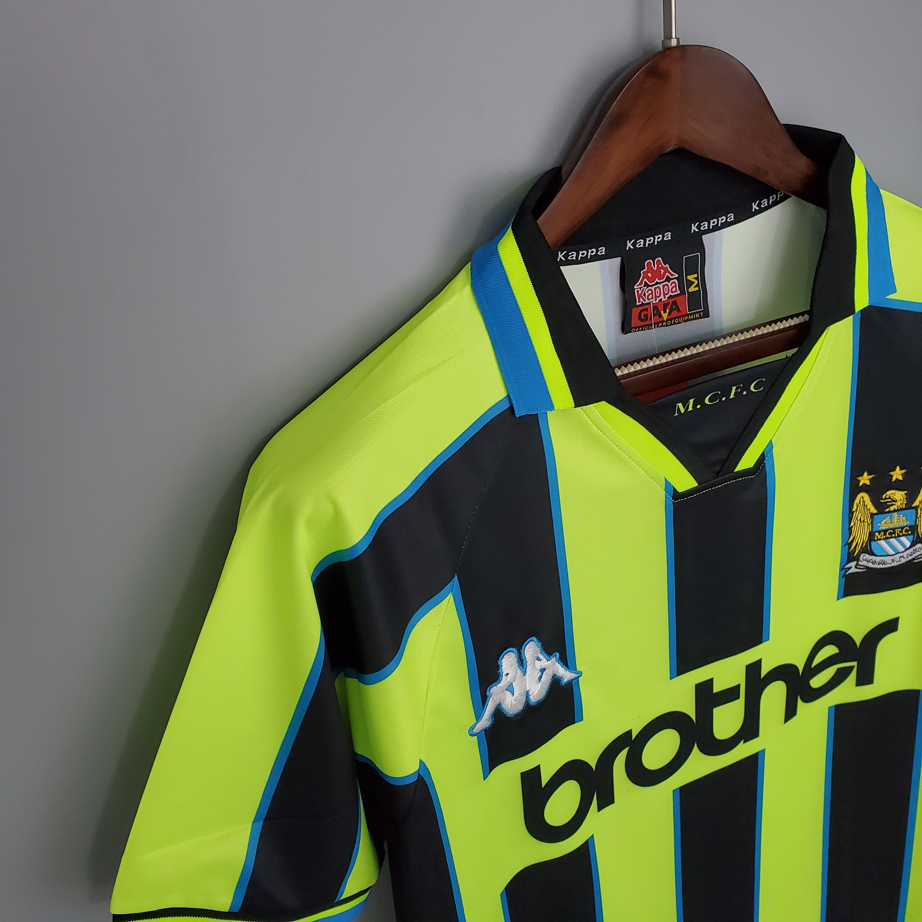 TKH-turbokithub-Retro Manchester City 1998-99 Away Stadium Jersey