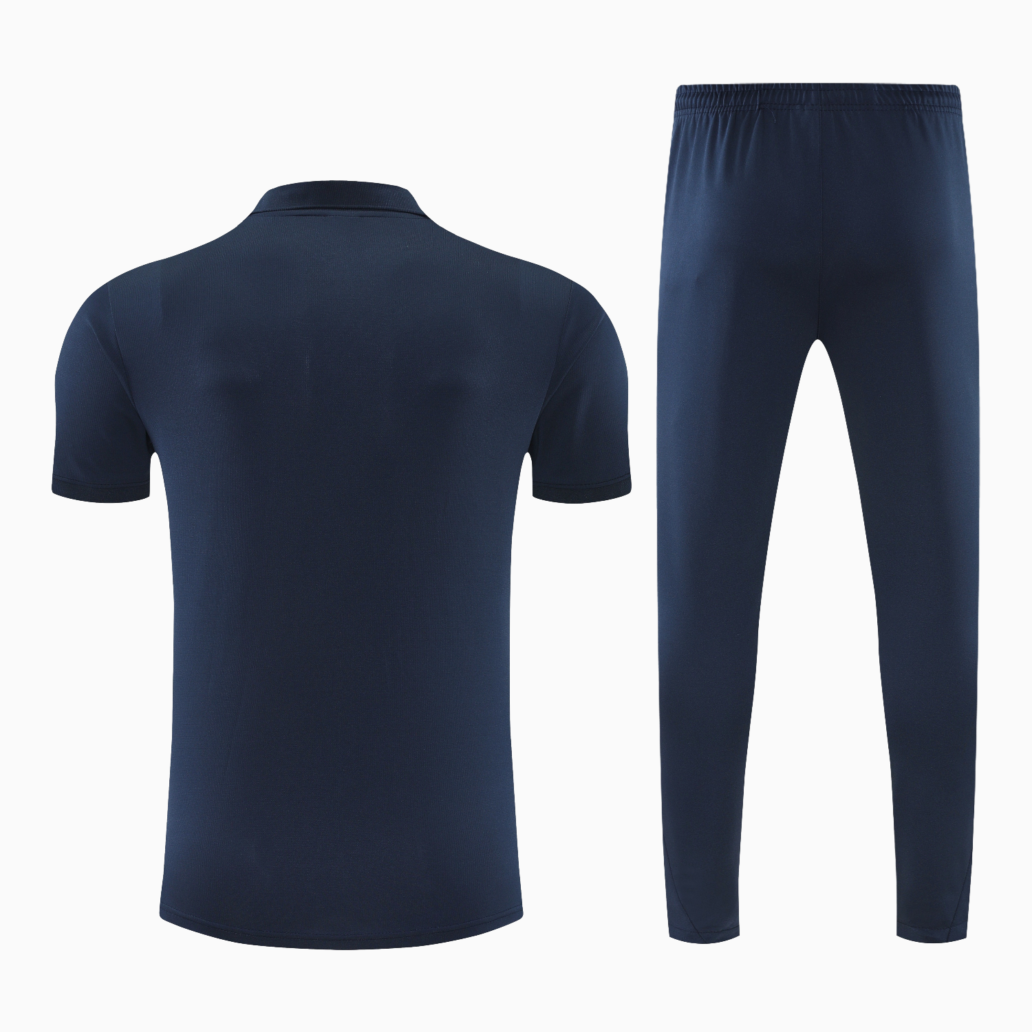 TKH-turbokithub-Barcelona 25-26 POLO Short-Sleeve Training Set - Dark Blue Top and Pants