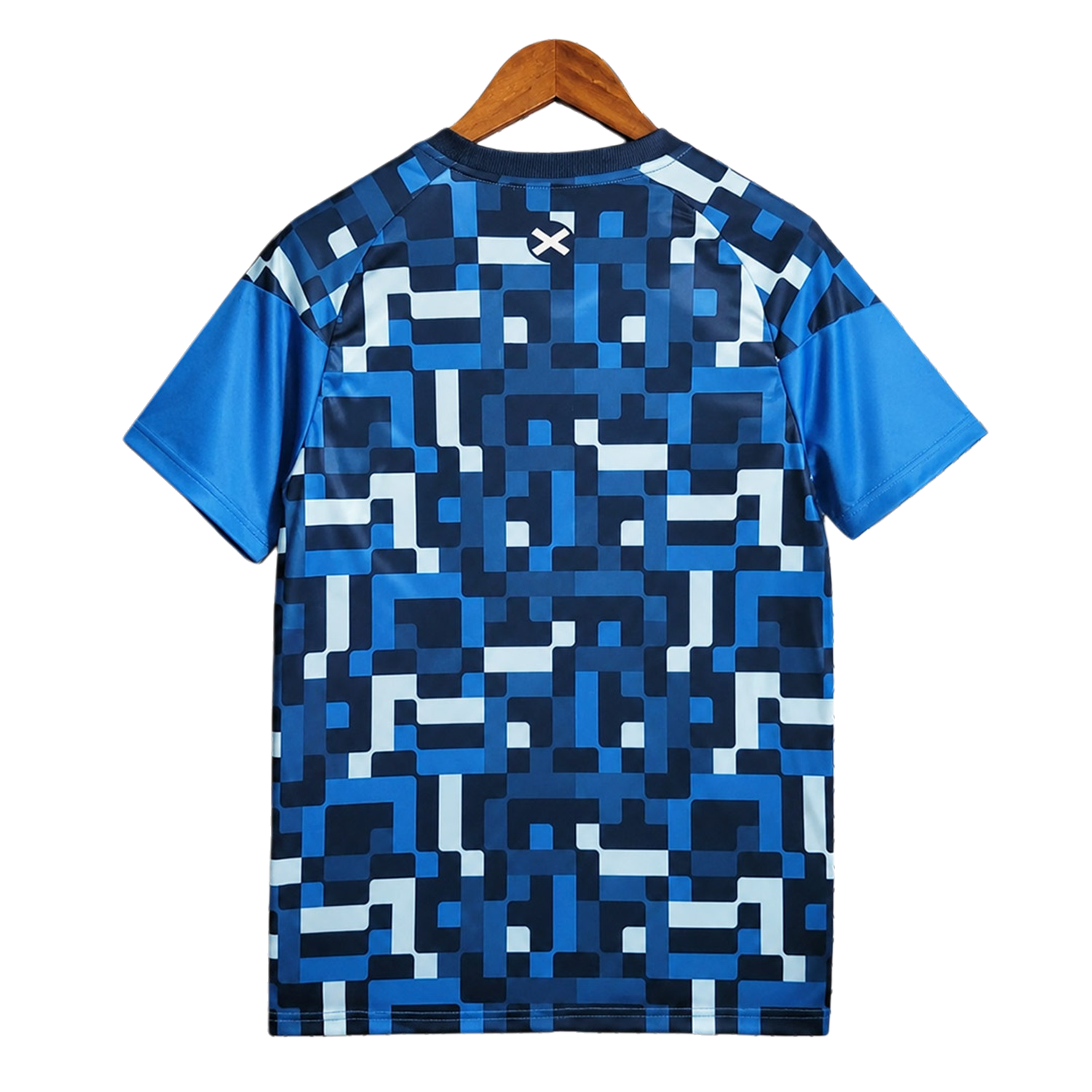 TKH-turbokithub-S-c-o.t l.a-n.d 2026 Blue-tone Pixel Grid Pre-Match Jersey - Fans Version
