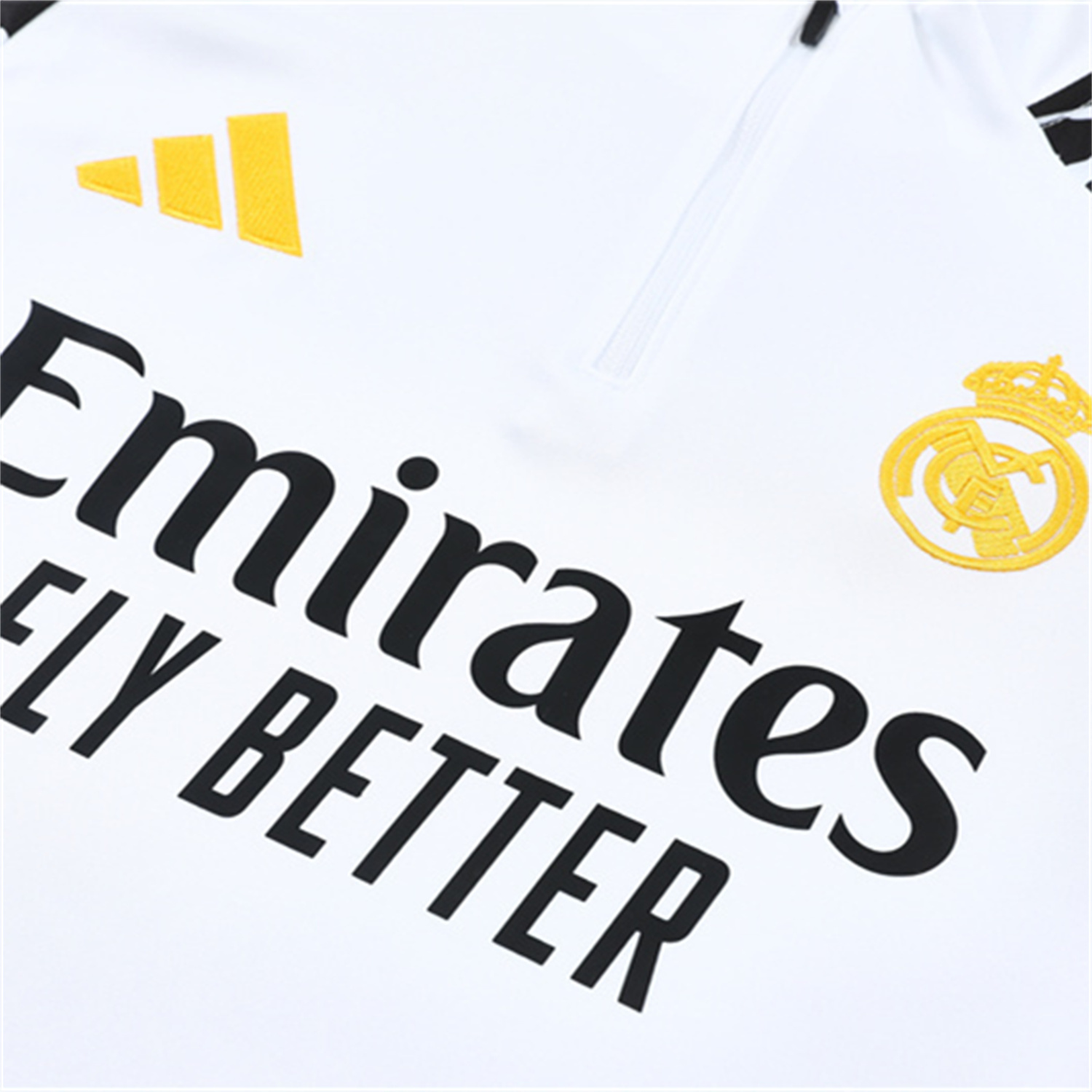 TKH-turbokithub-Real Madrid 25-26 Kids Long Sleeve Training Set - White Top & Black Pants