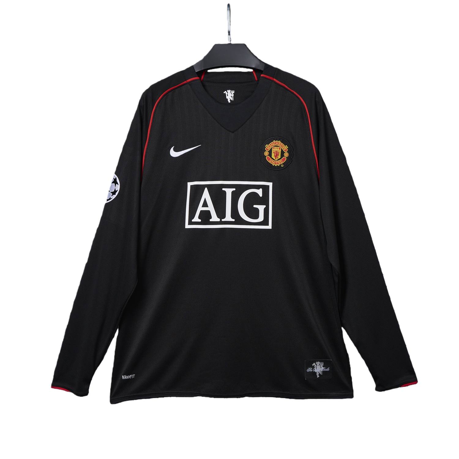 TKH-turbokithub-Retro Manchester United 07-08 Away Long Sleeve Jersey