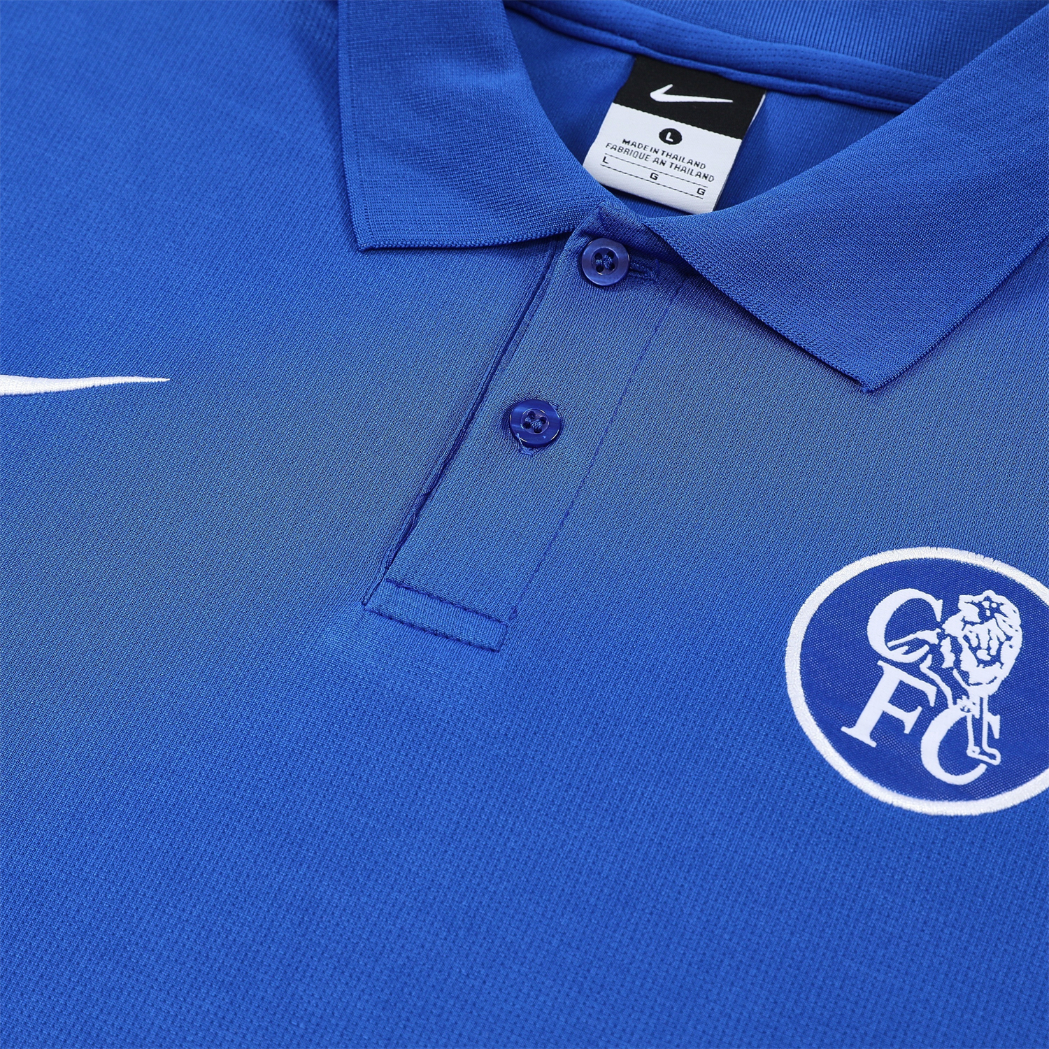 TKH-turbokithub-C.H.E.L.S.E.A 25-26 POLO Short-Sleeve Training Set - Blue Top and Black Pants