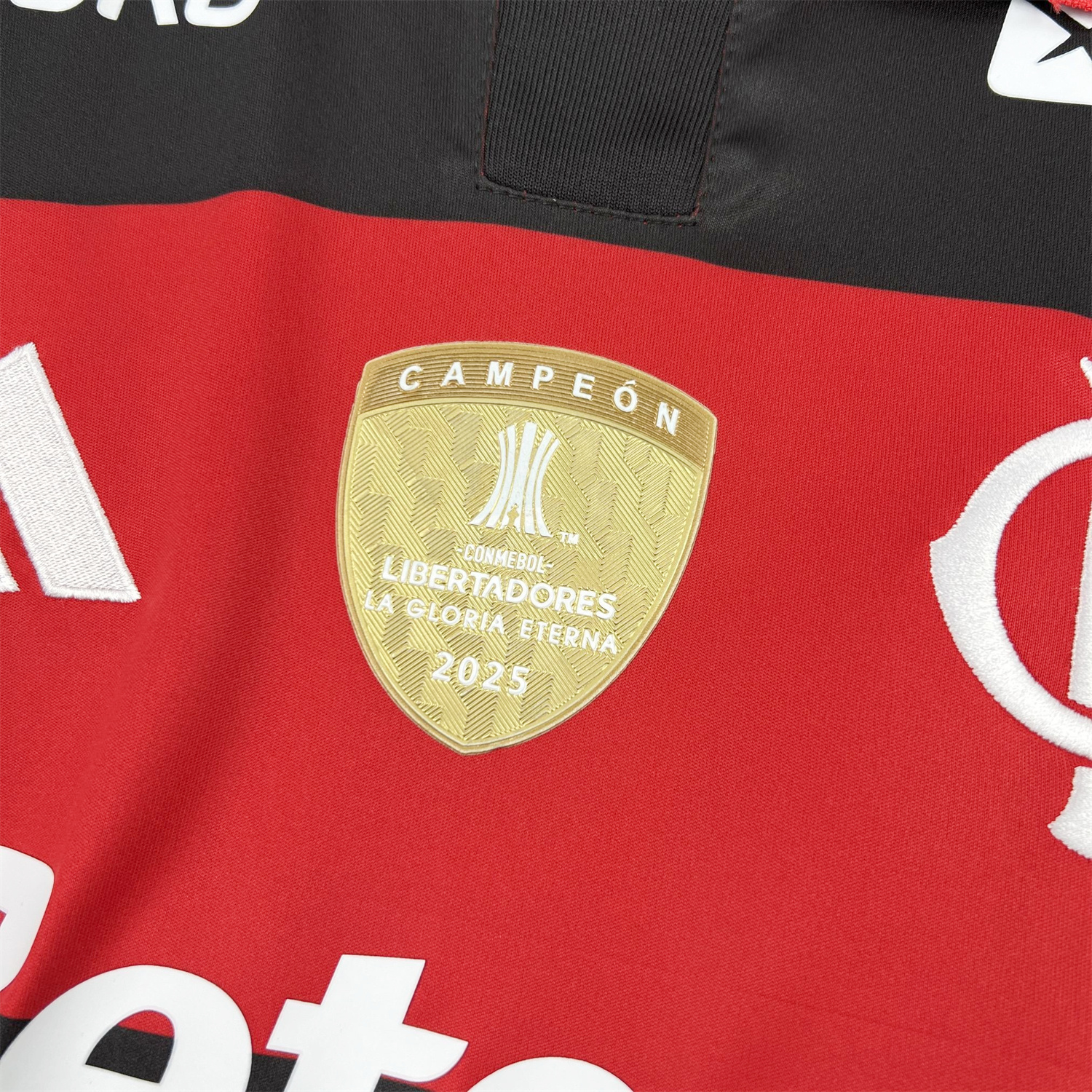 TKH-turbokithub-Flamengo 26-27 Home Unsponsored Jersey - Fans Version