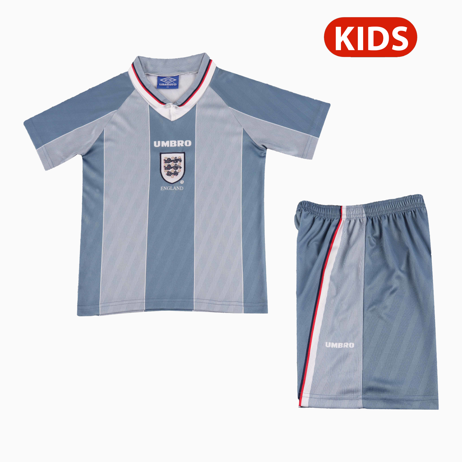 TKH-turbokithub-Retro England 1996 Away Kids Kit