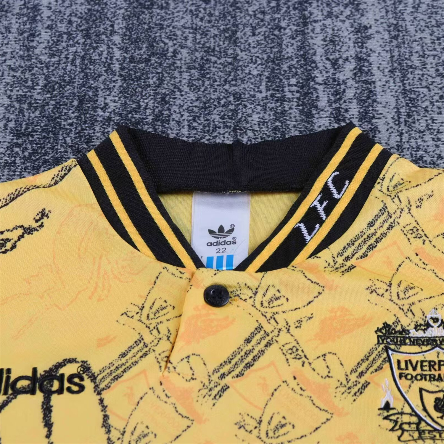 TKH-turbokithub-Retro Liver.pool 1994-96 Third Kids Kit