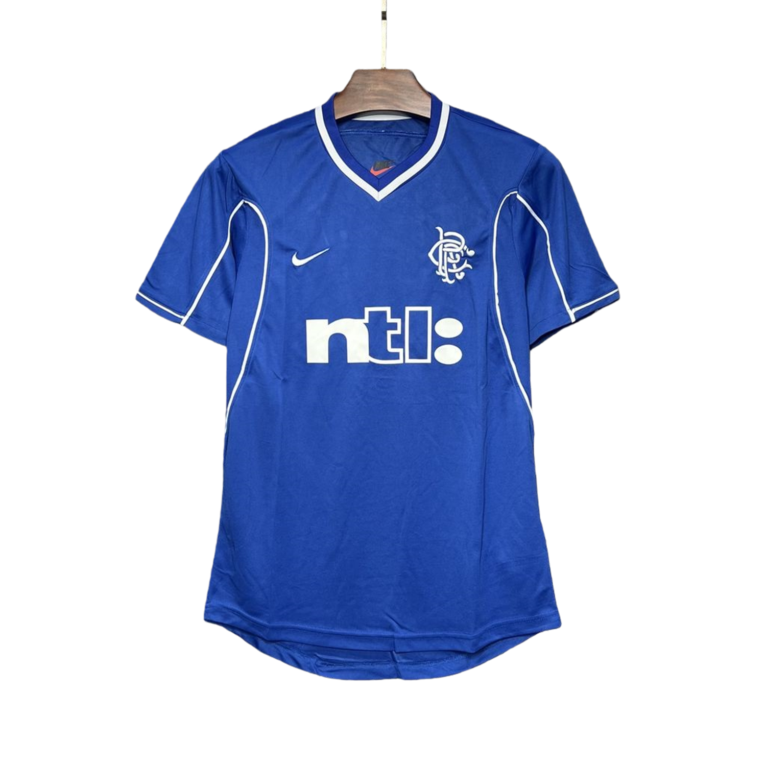 TKH-turbokithub-Retro Glasgow Rangers 1999-01 Home Stadium Jersey