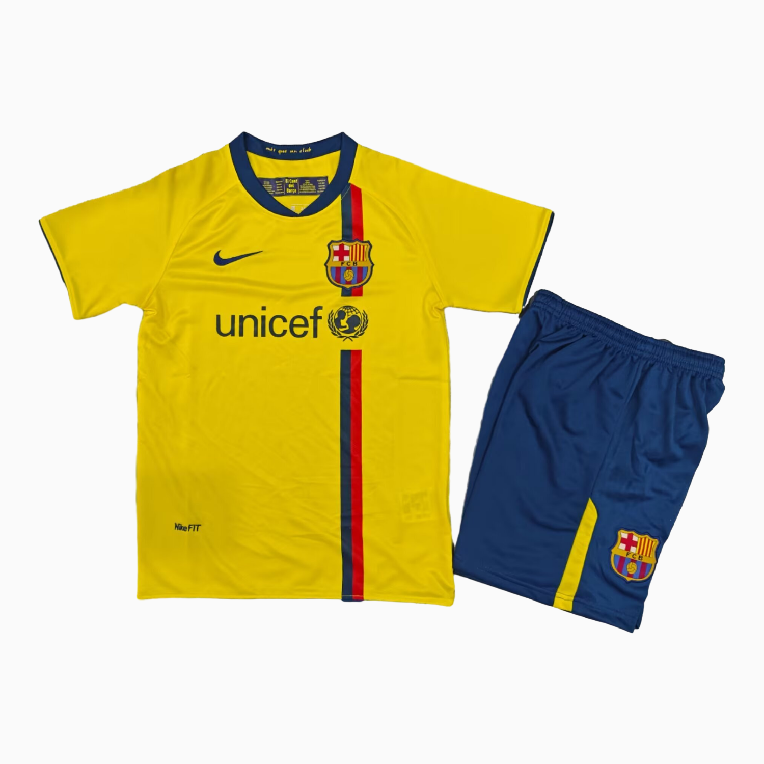 TKH-turbokithub-Retro Barcelona 2008-09 Away Kids Kit