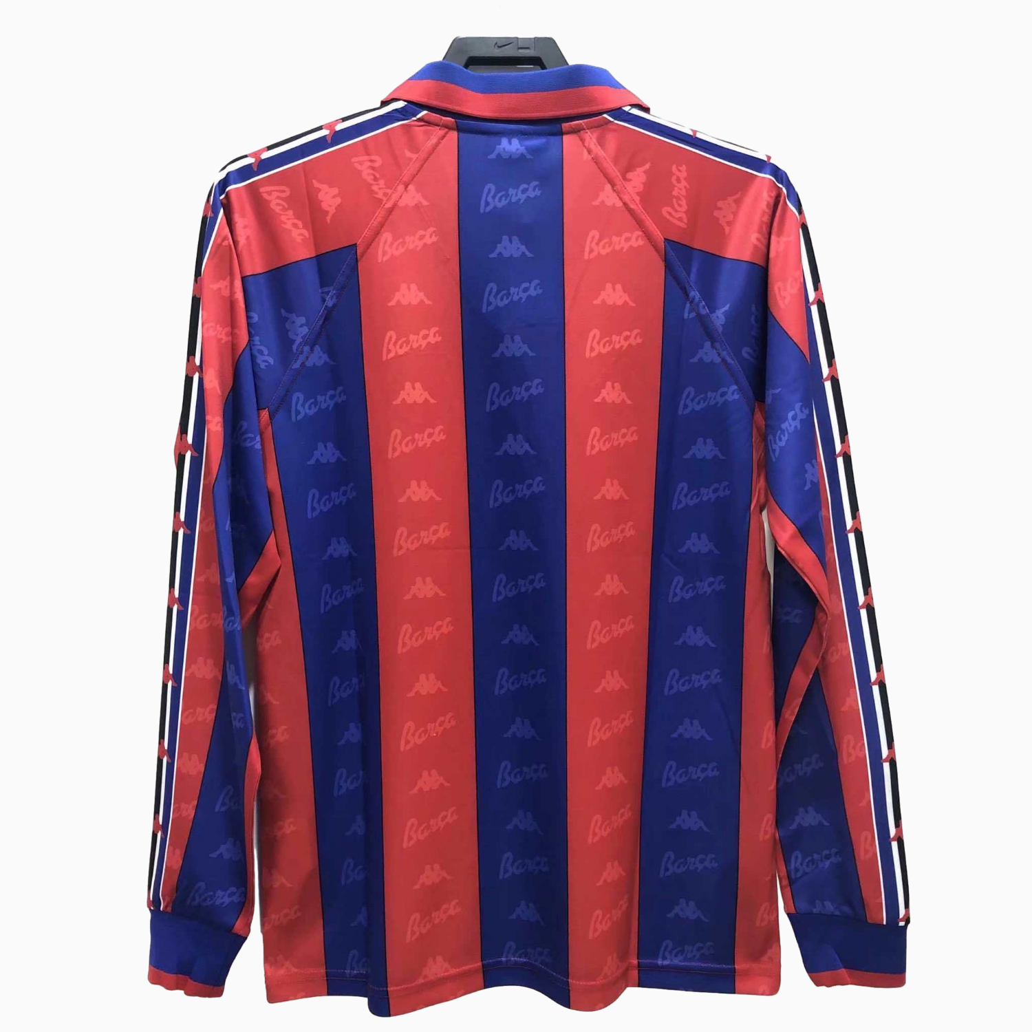 TKH-turbokithub-Retro Barcelona 96-97 Home Stadium Long Sleeve Jersey