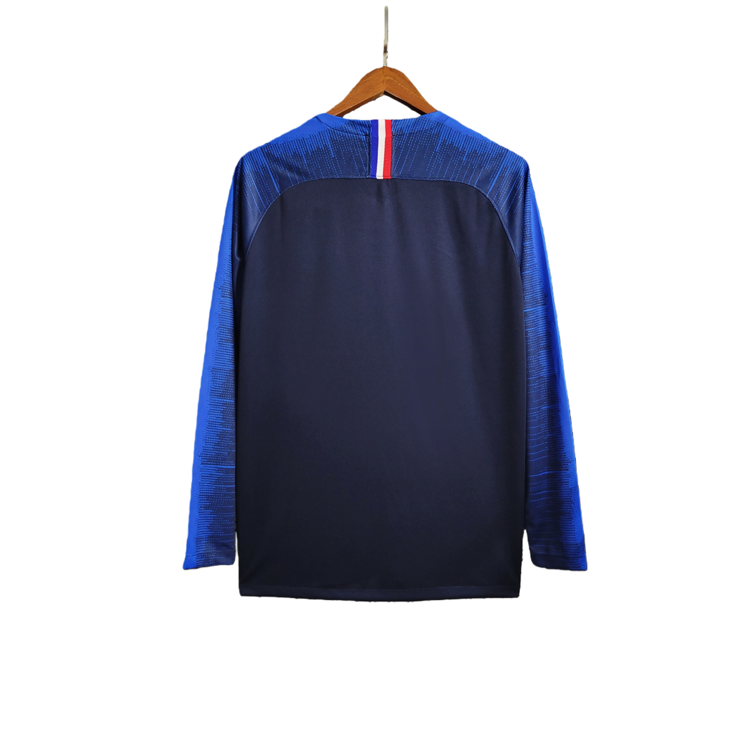 TKH-turbokithub-Retro France 2018 Home Stadium Long Sleeve Jersey