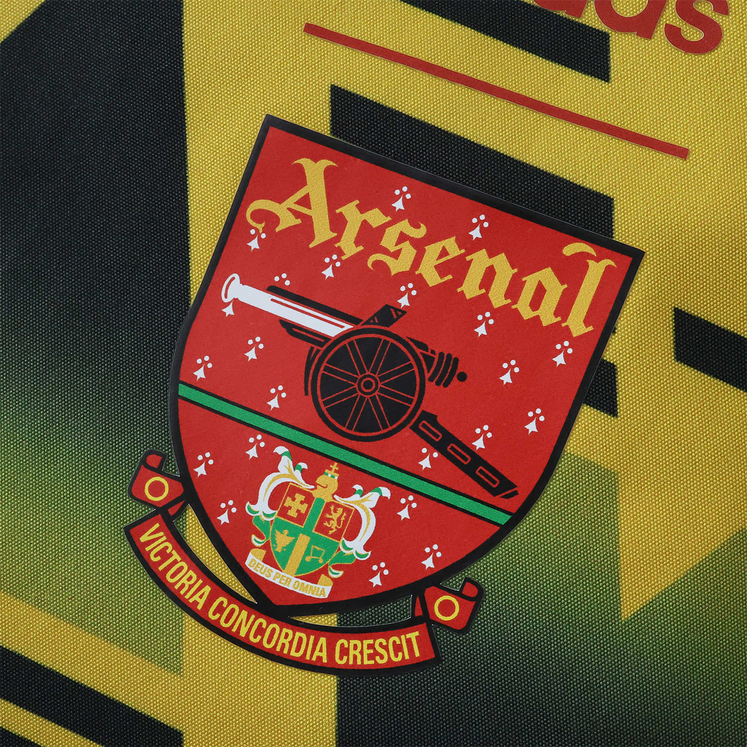 TKH-turbokithub-Retro Arsenal 1991-93 Away Double Sided Reversible Windbreaker - Yellow & Grey