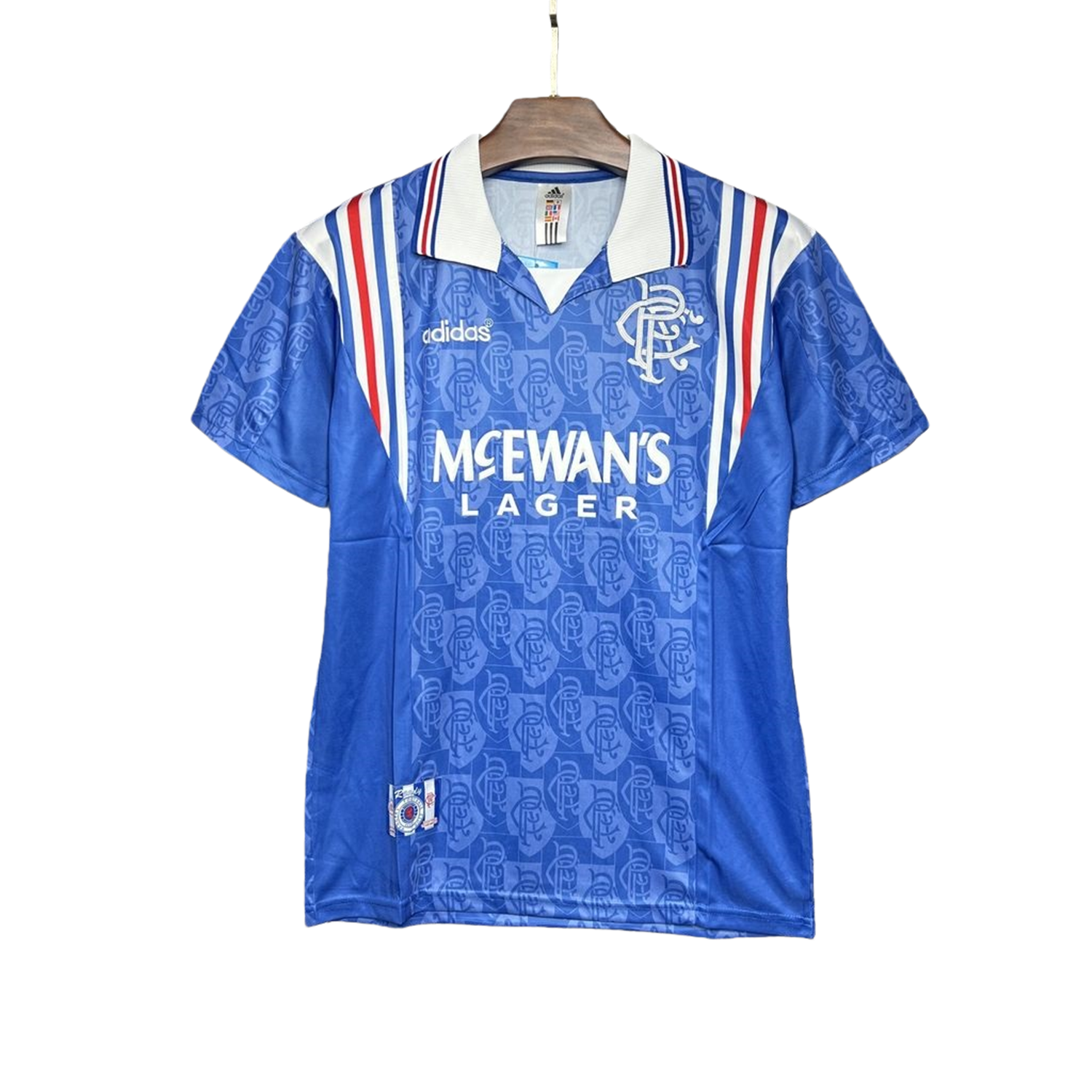 TKH-turbokithub-Retro Glasgow Rangers 1996-97 Home Stadium Jersey
