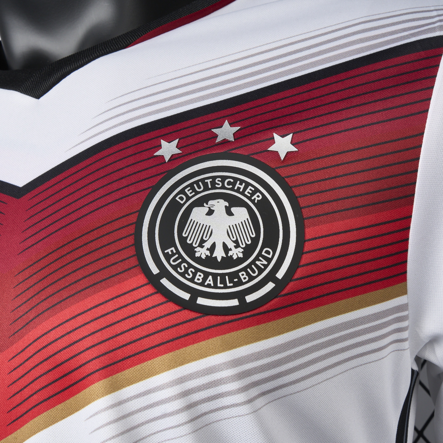 TKH-turbokithub-Retro Germany 2014 Home Long Sleeves Jersey - Player Version
