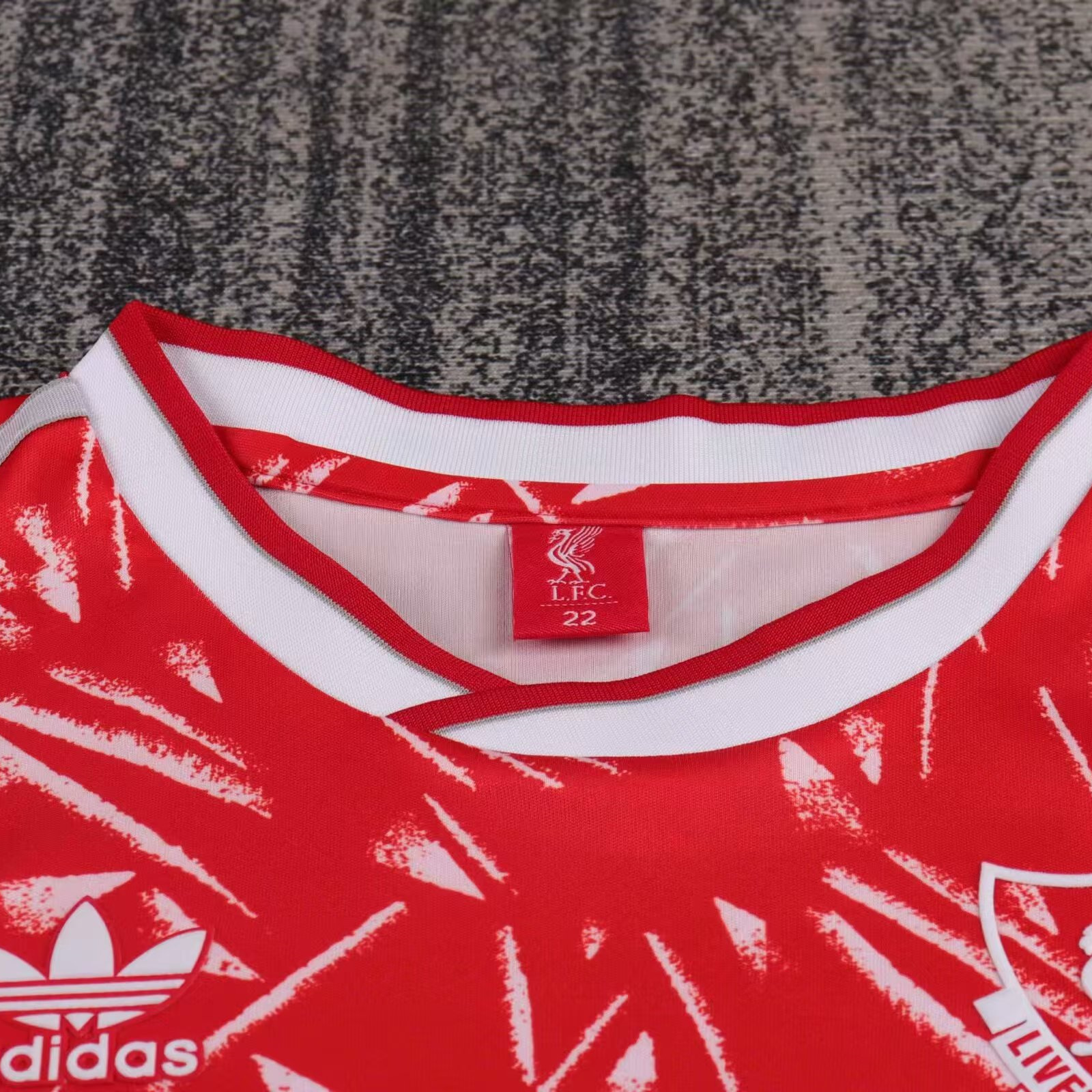 TKH-turbokithub-Retro Liver.pool 1989-91 Home Kids Kit