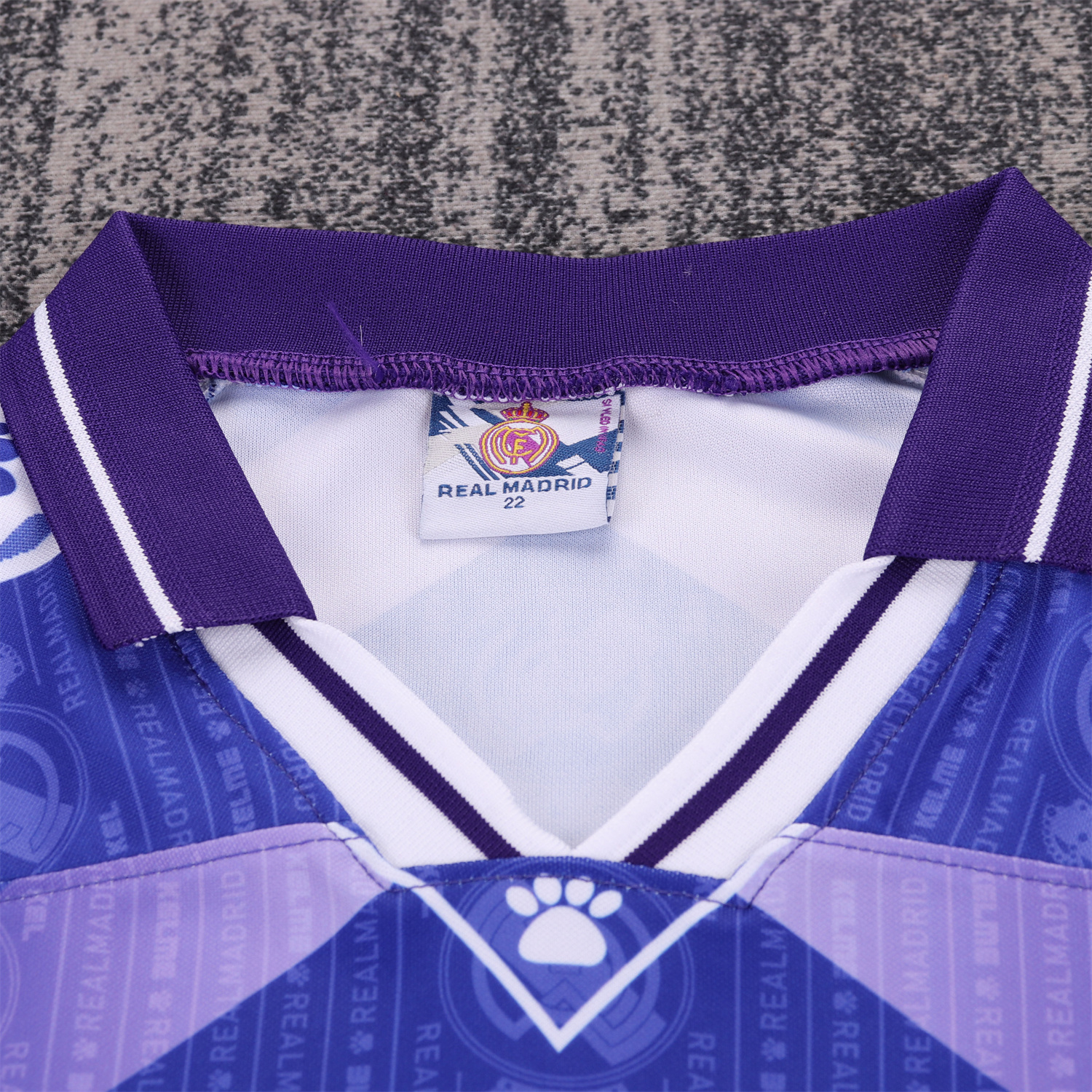 TKH-turbokithub-Retro Real Madrid 96-97 Away Kids Kit