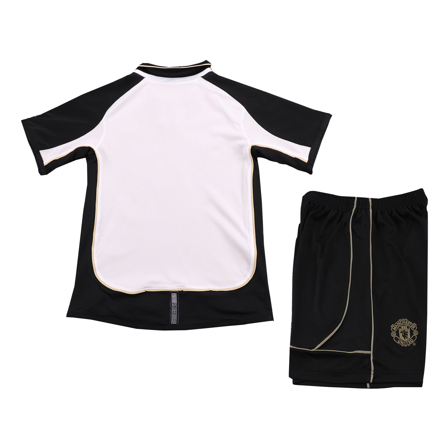 TKH-turbokithub-Retro Manchester United 2001-02 100th Centery Kids Kit - White