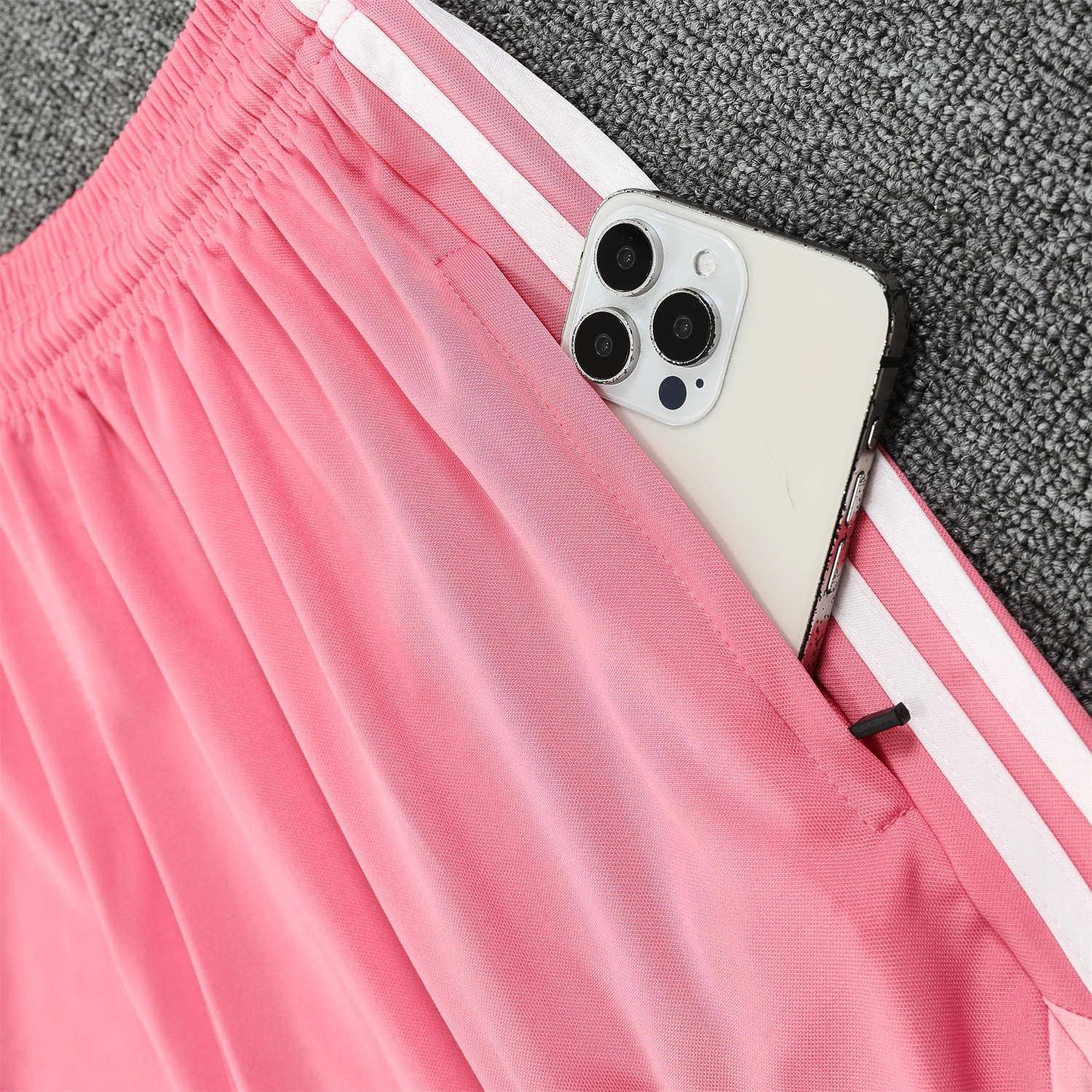 TKH-turbokithub-INT M.A.M 25-26 Short-Sleeve Training Set - Pink Top & Pink Shorts
