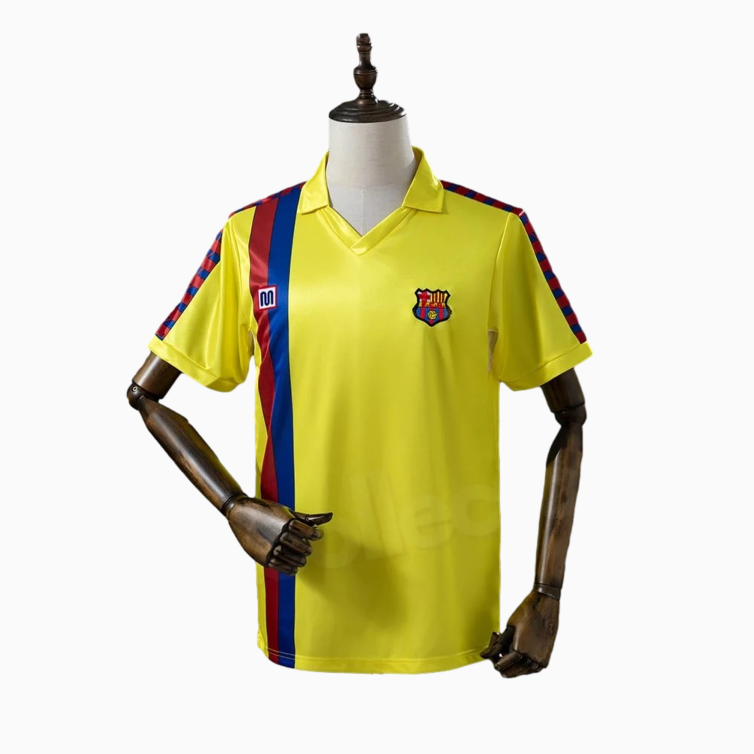 TKH-turbokithub-Retro Barcelona 1982-84 Away Yellow Jersey