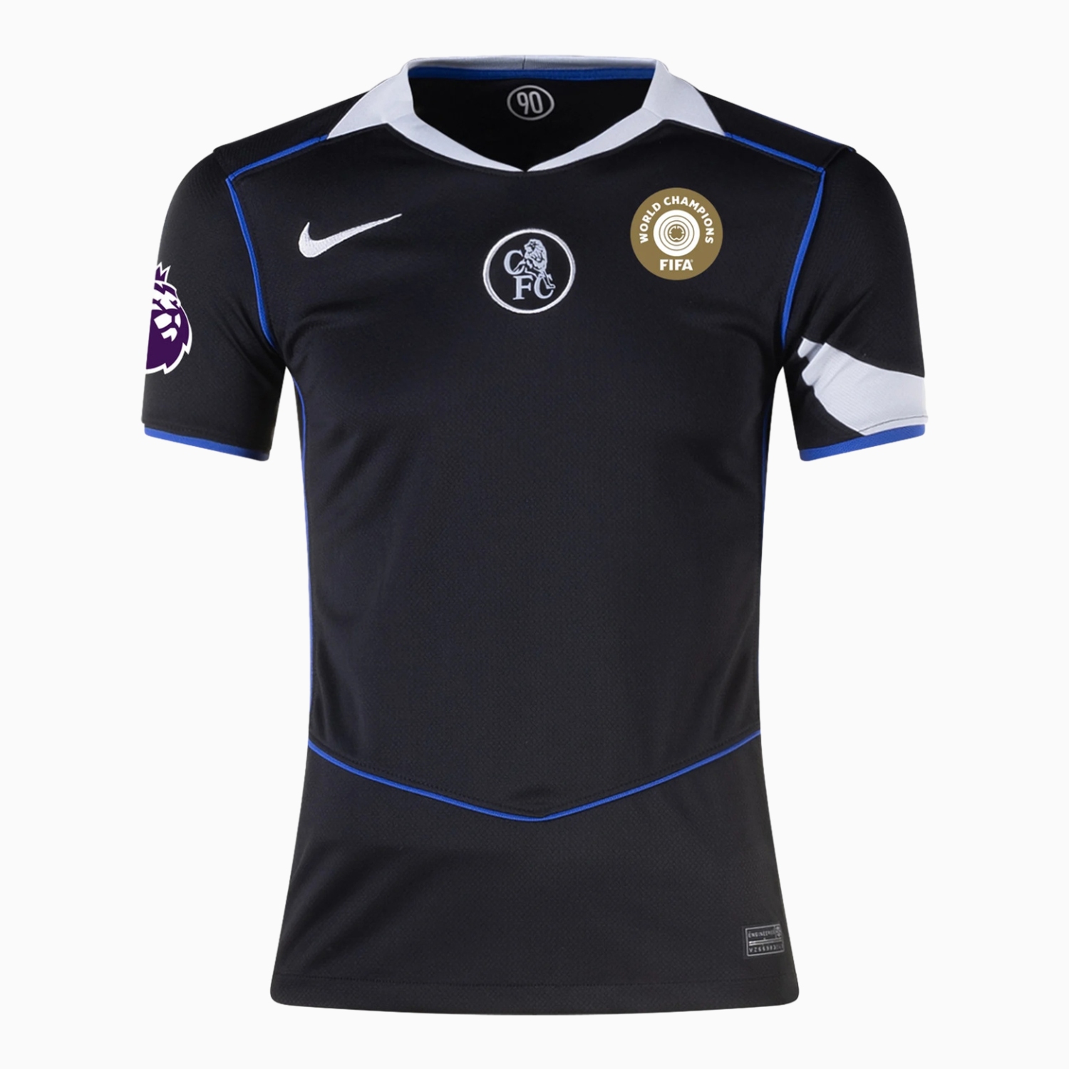 TKH-turbokithub-C.H.E.L.S.E.A 25-26 Third Unsponsored Black Jersey - Fans Version