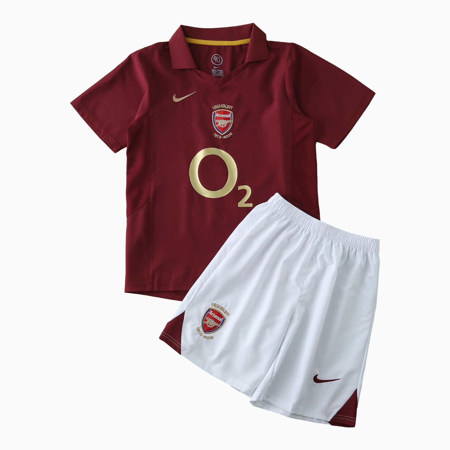 TKH-turbokithub-Retro Arsenal 2005-06 Home Stadium Kids Kit