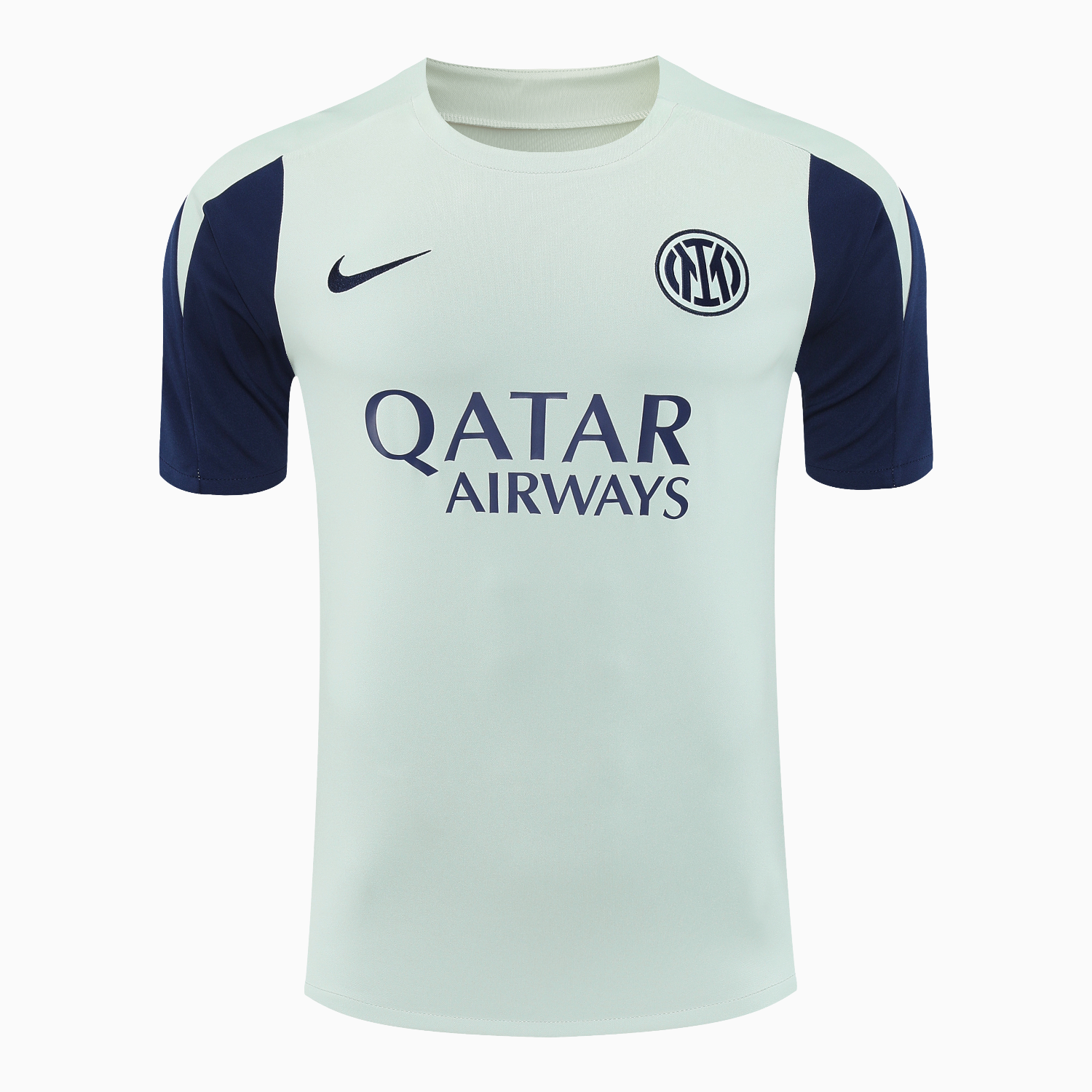TKH-turbokithub-Inter Milan 25-26 Short-Sleeve Training Set - Blue Sleeve White Top & Blue Shorts