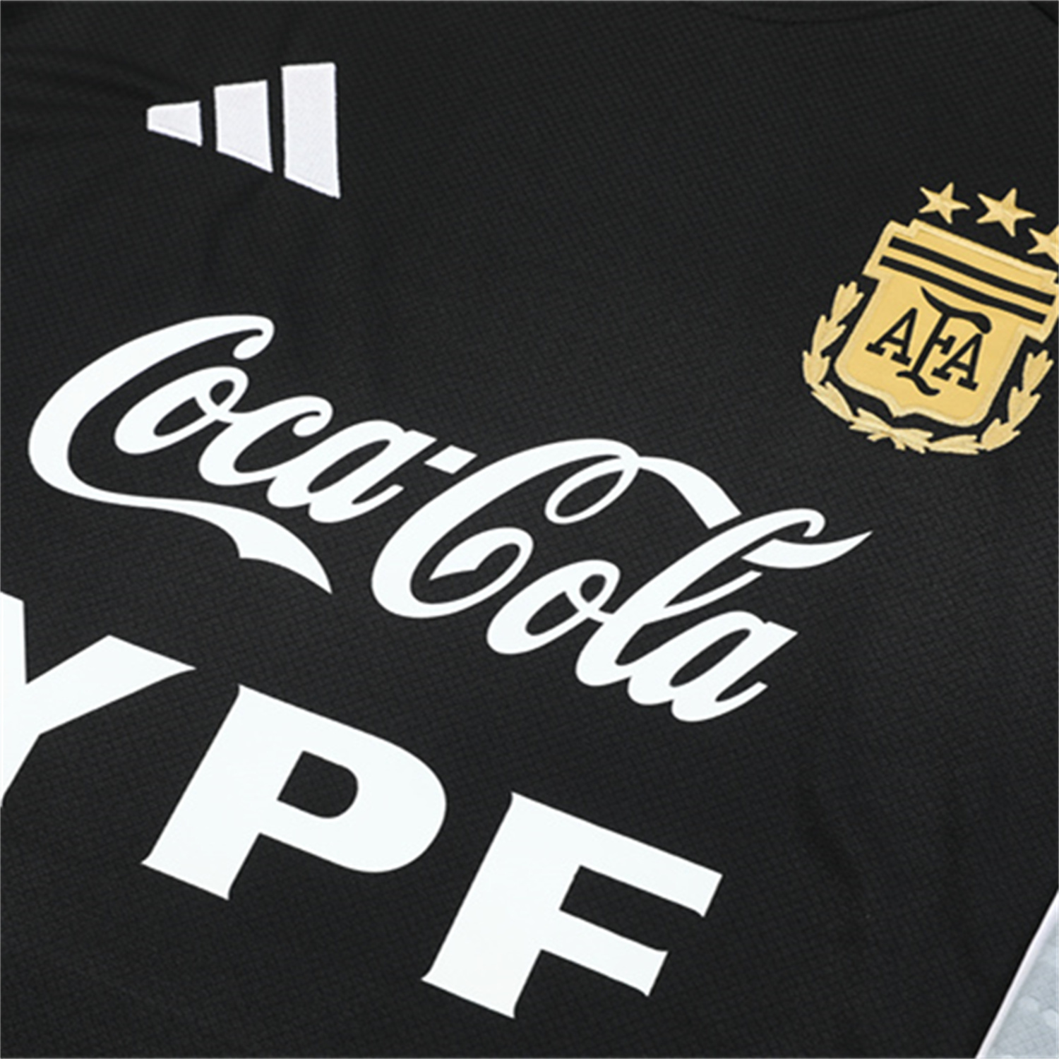 TKH-turbokithub-Argentina 25-26 Kids Pre-Match Short-Sleeve Training Set - Black Top & Shorts