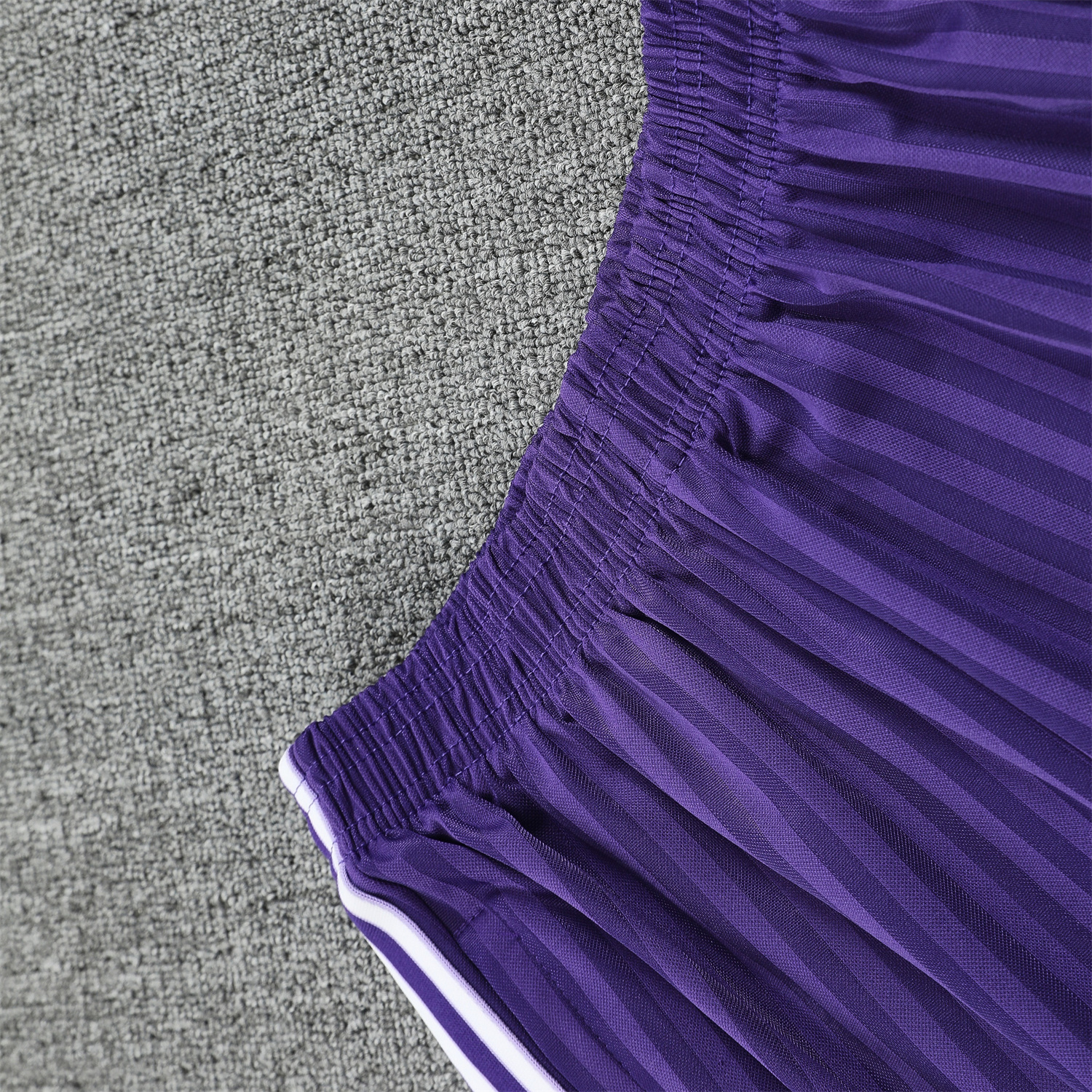 TKH-turbokithub-Real Madrid 25-26 Short-Sleeve Training Set - Purple And White Top & Purple Shorts
