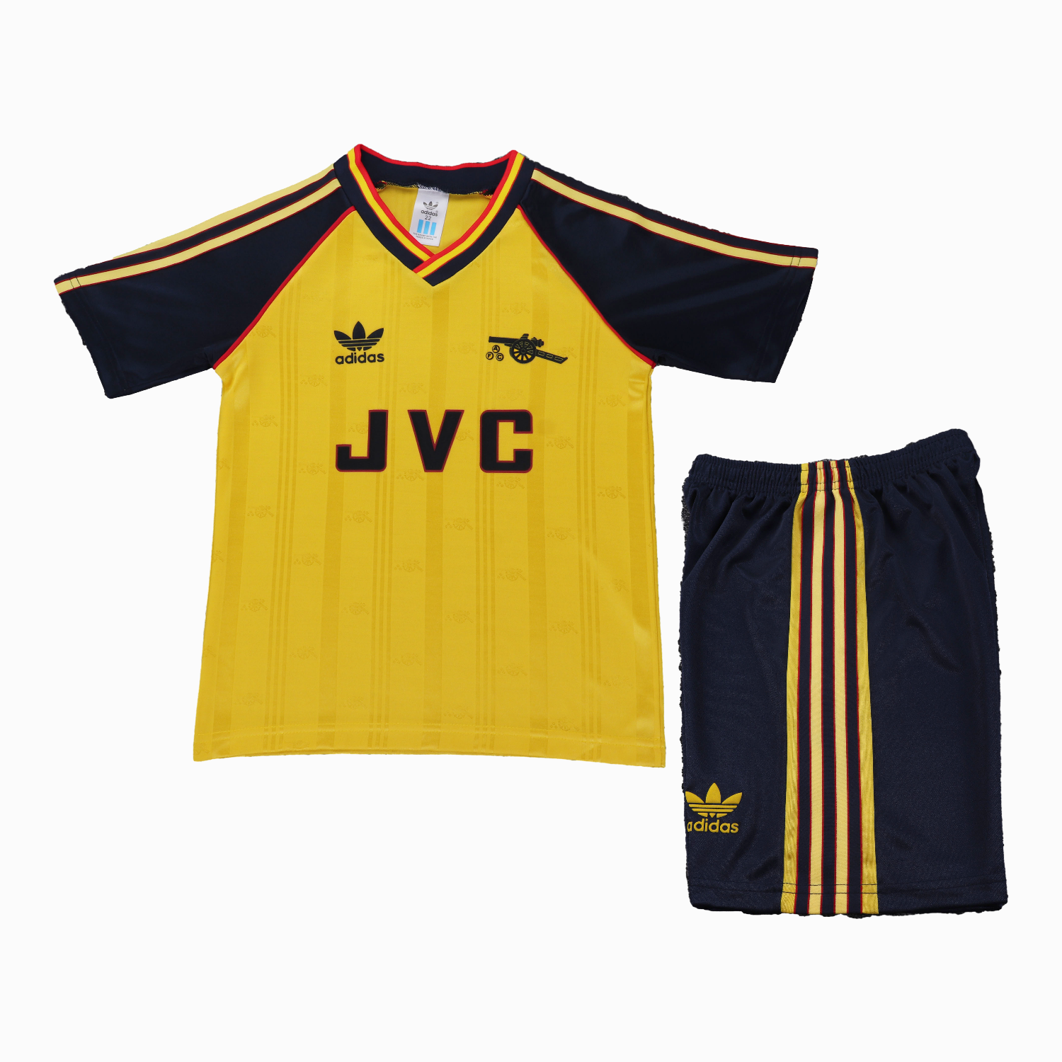 TKH-turbokithub-Retro Arsenal 1988-90 Away Kids Kit