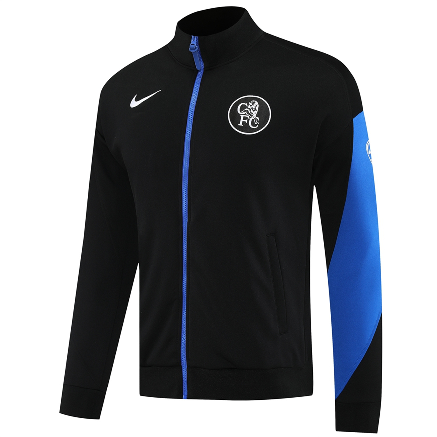 TKH-turbokithub-C.H.E.L.S.E.A 25-26 Jacket Training Tracksuit with Throwback Badge - Black Jackets & Pants