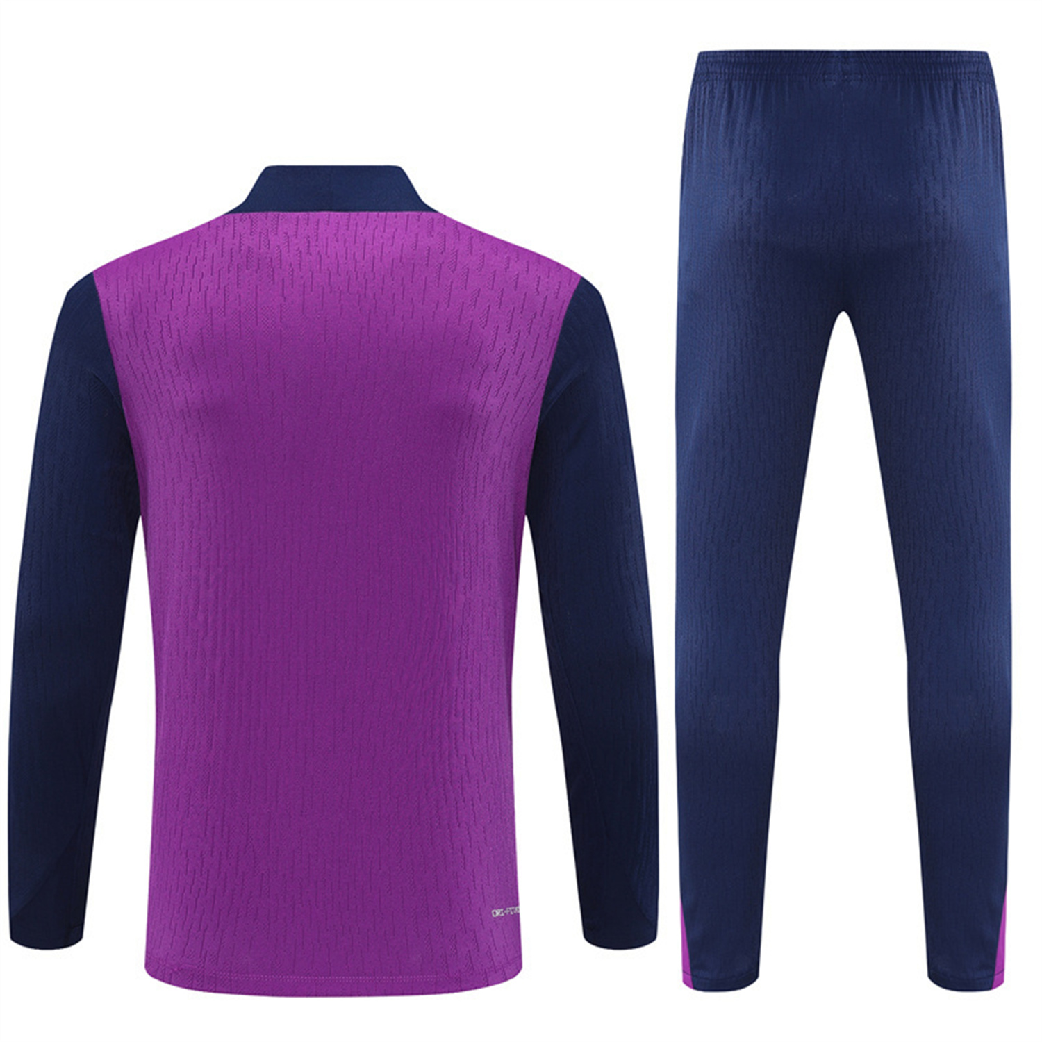 TKH-turbokithub-Barcelona 25-26 Long Sleeve Training Set - Purple Top & Deep Blue Pants
