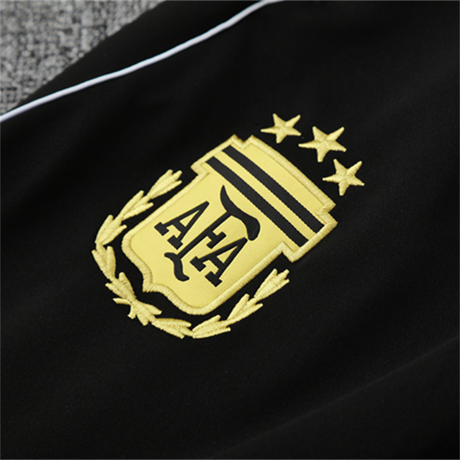 TKH-turbokithub-Argentina 25-26 Kid Long Sleeves Training Set - Black Top & Black Pants
