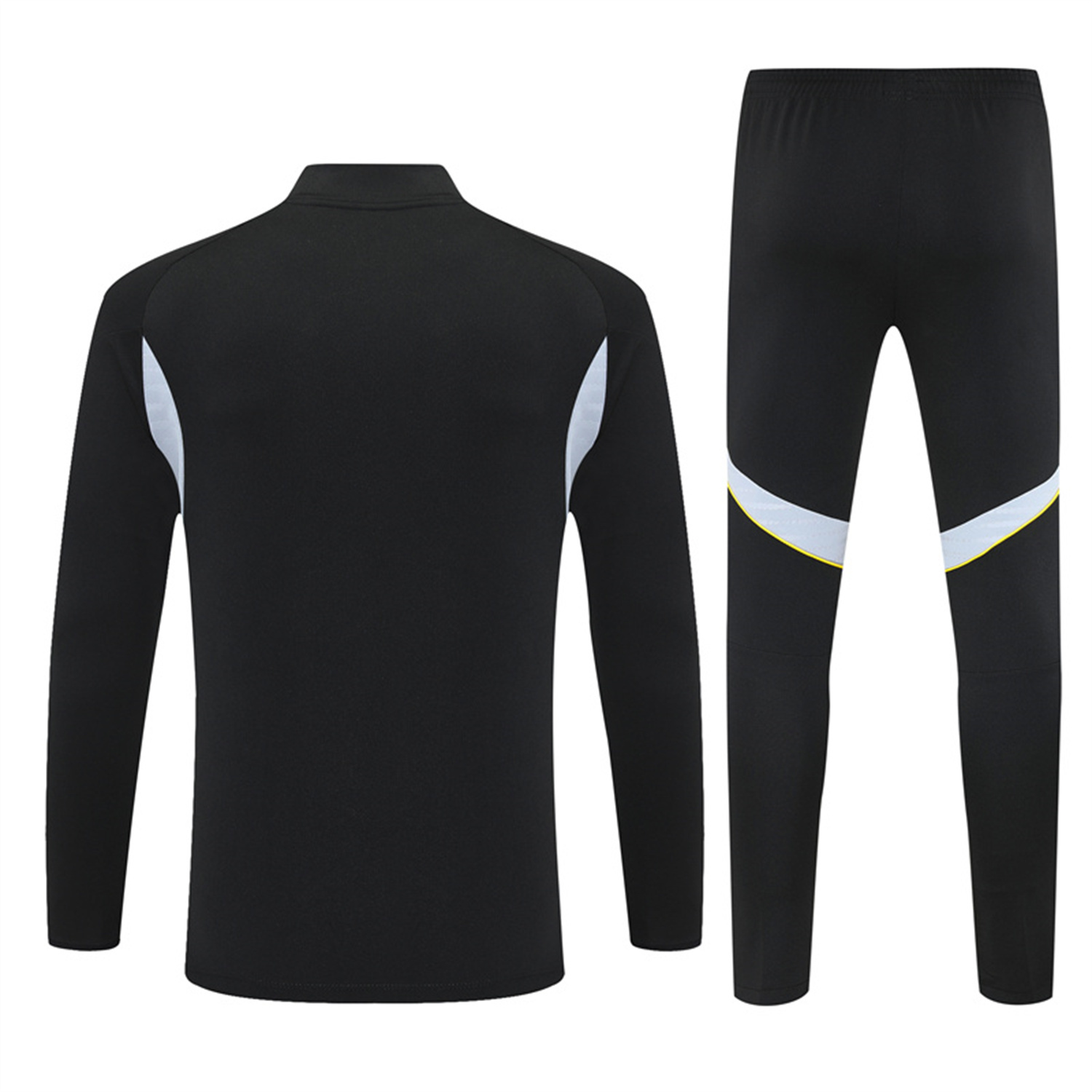 TKH-turbokithub-Real Madrid 25-26 Kid Long Sleeves Training Set - Black Top & Black Pants
