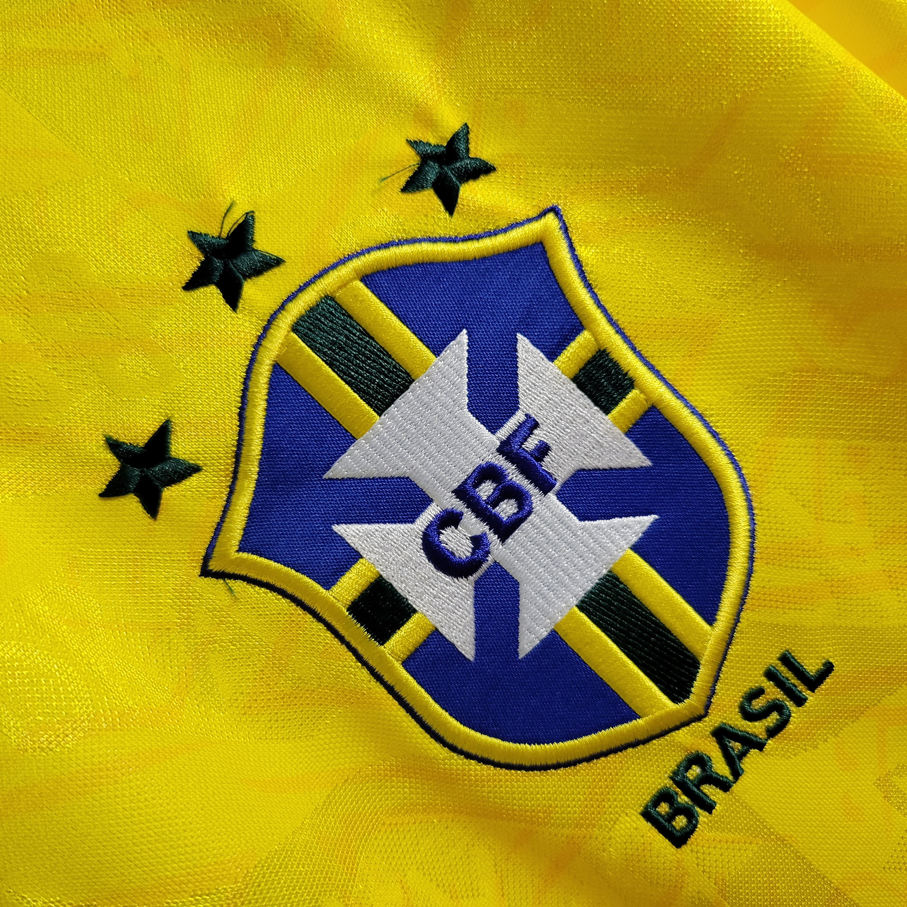 TKH-turbokithub-Retro Brazil 1991-93 Home Stadium Jersey