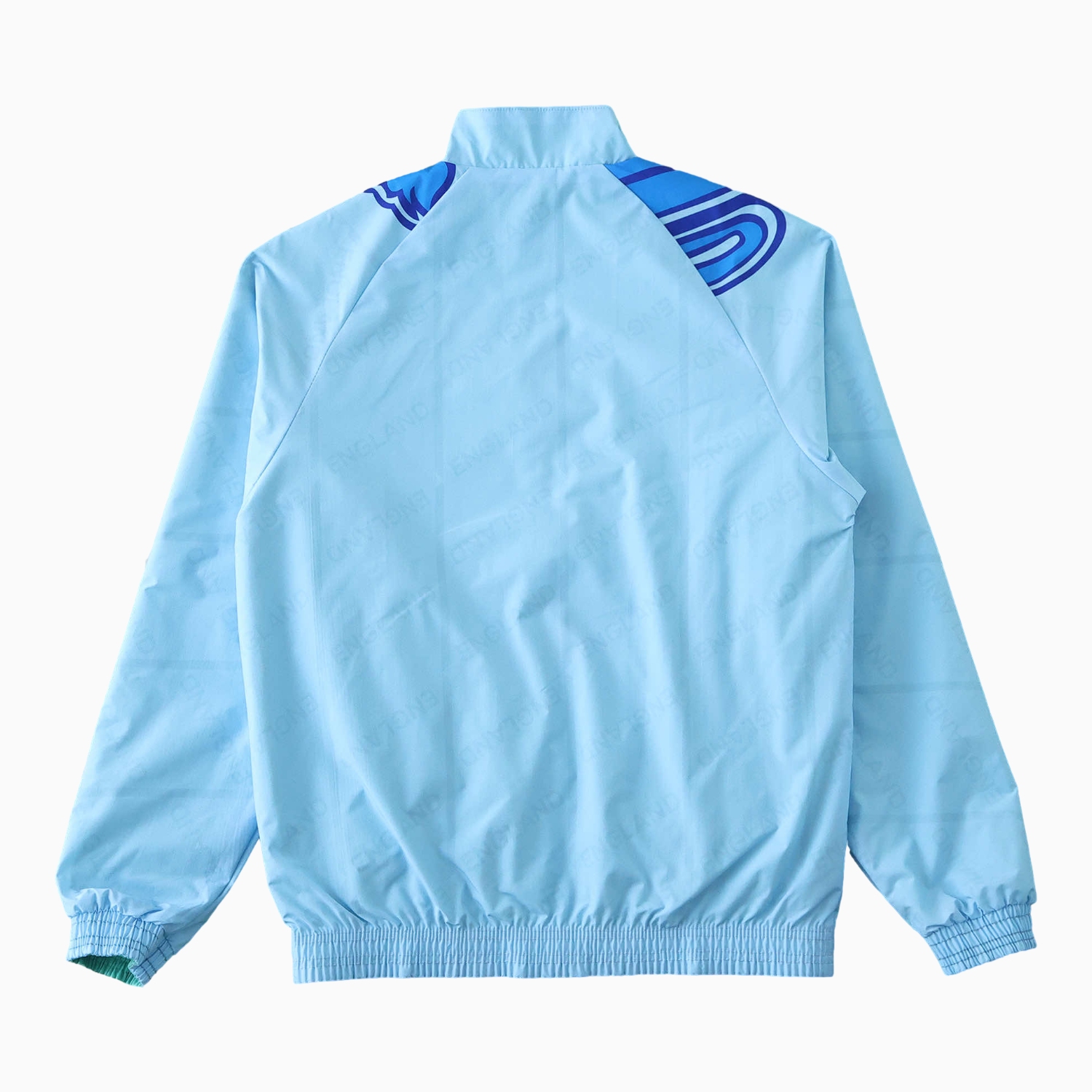 TKH-turbokithub-Retro England 1992 Third Double Sided Reversible Windbreaker - Blue & Green