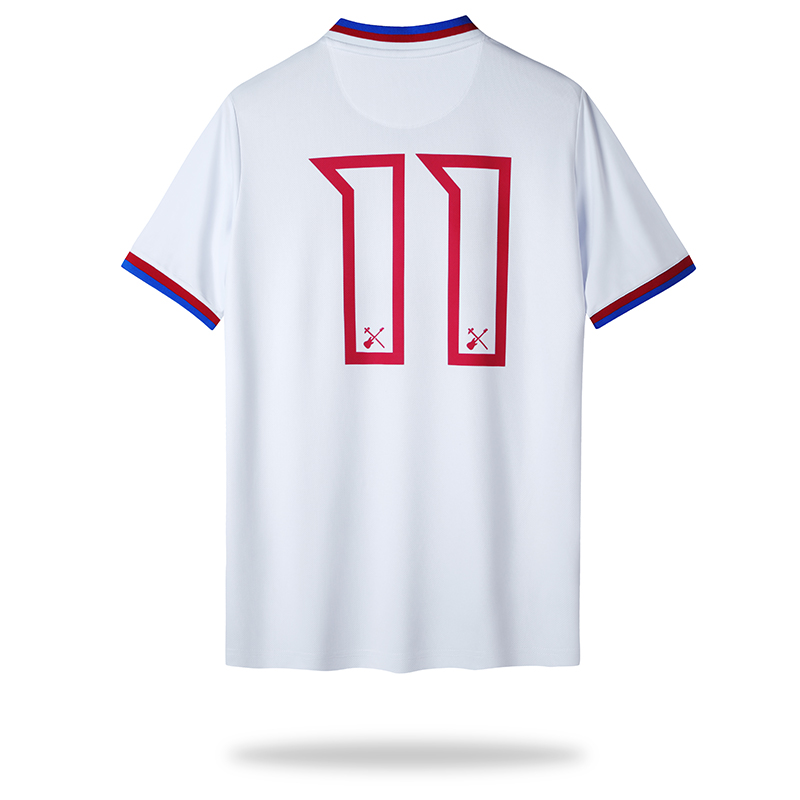 TKH-turbokithub-Iron Maiden x West Ham White Special Edition Jersey - with 11 print