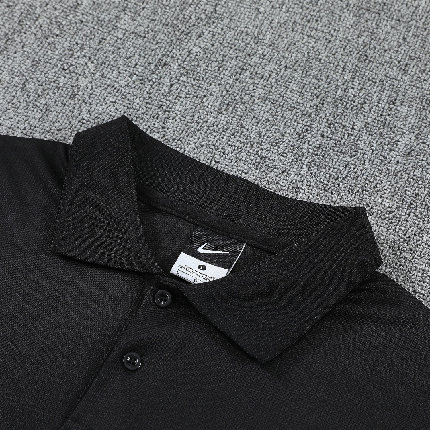 TKH-turbokithub-Paris Saint-Germain PSG 25-26 POLO Short-Sleeve Training Set - Black Top and Pants